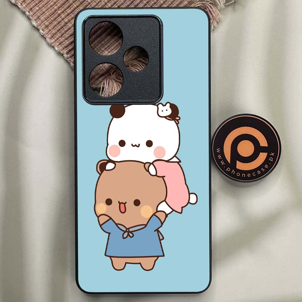 Realme GT 7T - Cute BuBu DuDu Series - Premium Metal Printed soft Bumper shock Proof Case