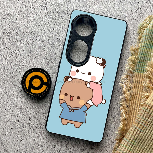 Vivo V40 - Cute BuBu DuDu  Design 5 - Premium Metal Printed soft Bumper shock Proof Case CS-38661