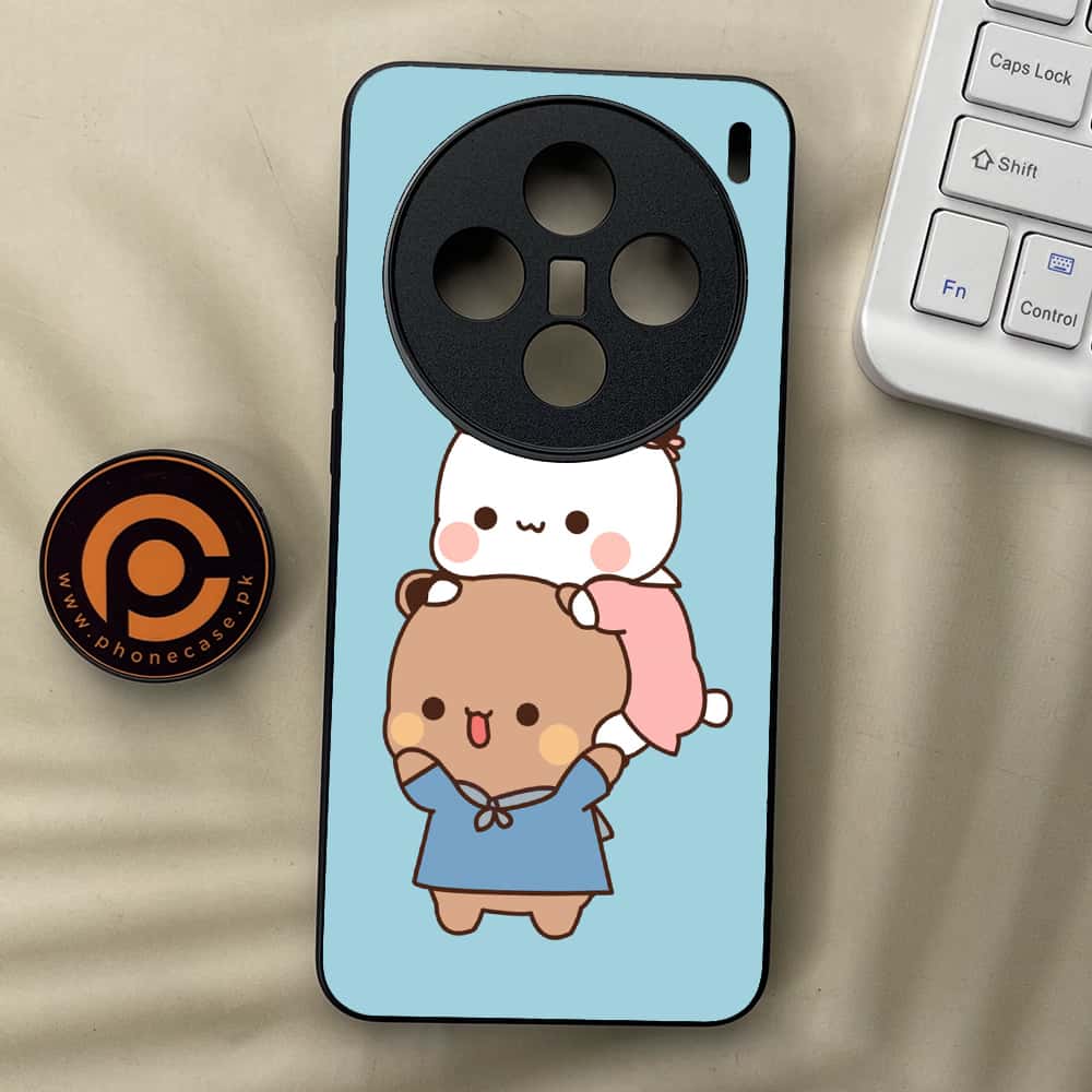 Vivo X200 - Cute BuBu DuDu Series - Premium Metal  Printed soft Bumper shock Proof Case