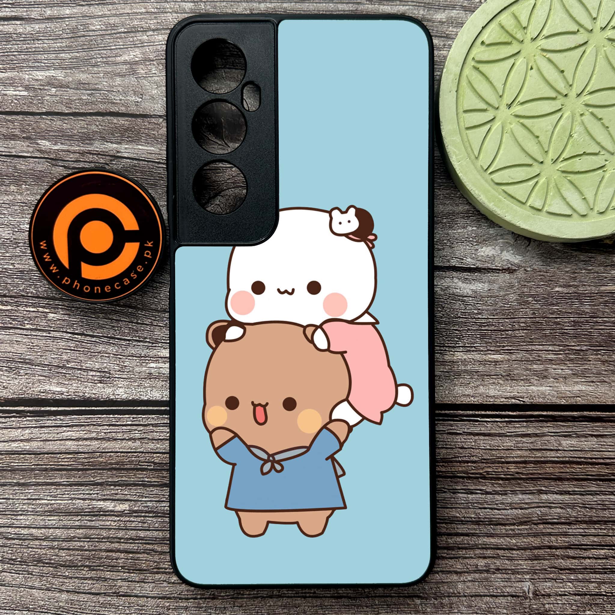 Realme C65  - Cute BuBu DuDu Series - Premium Metal Printed soft Bumper shock Proof Case