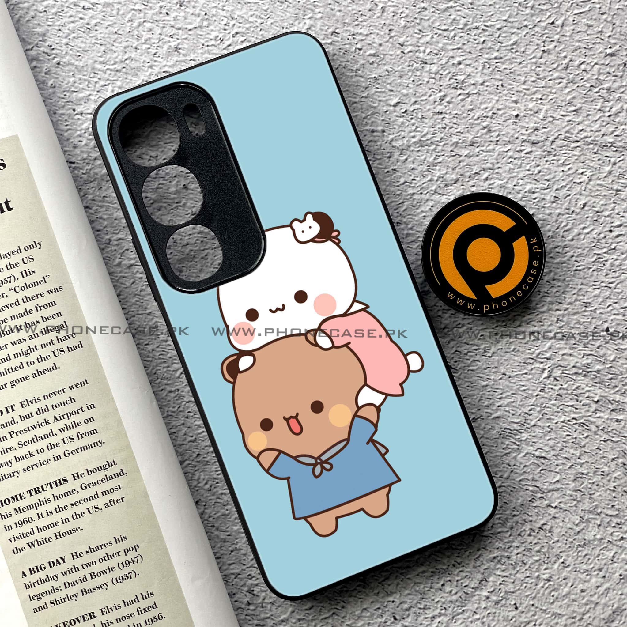 Vivo Y19s Pro - Cute BuBu DuDu Series - Premium Metal Printed soft Bumper shock Proof Case