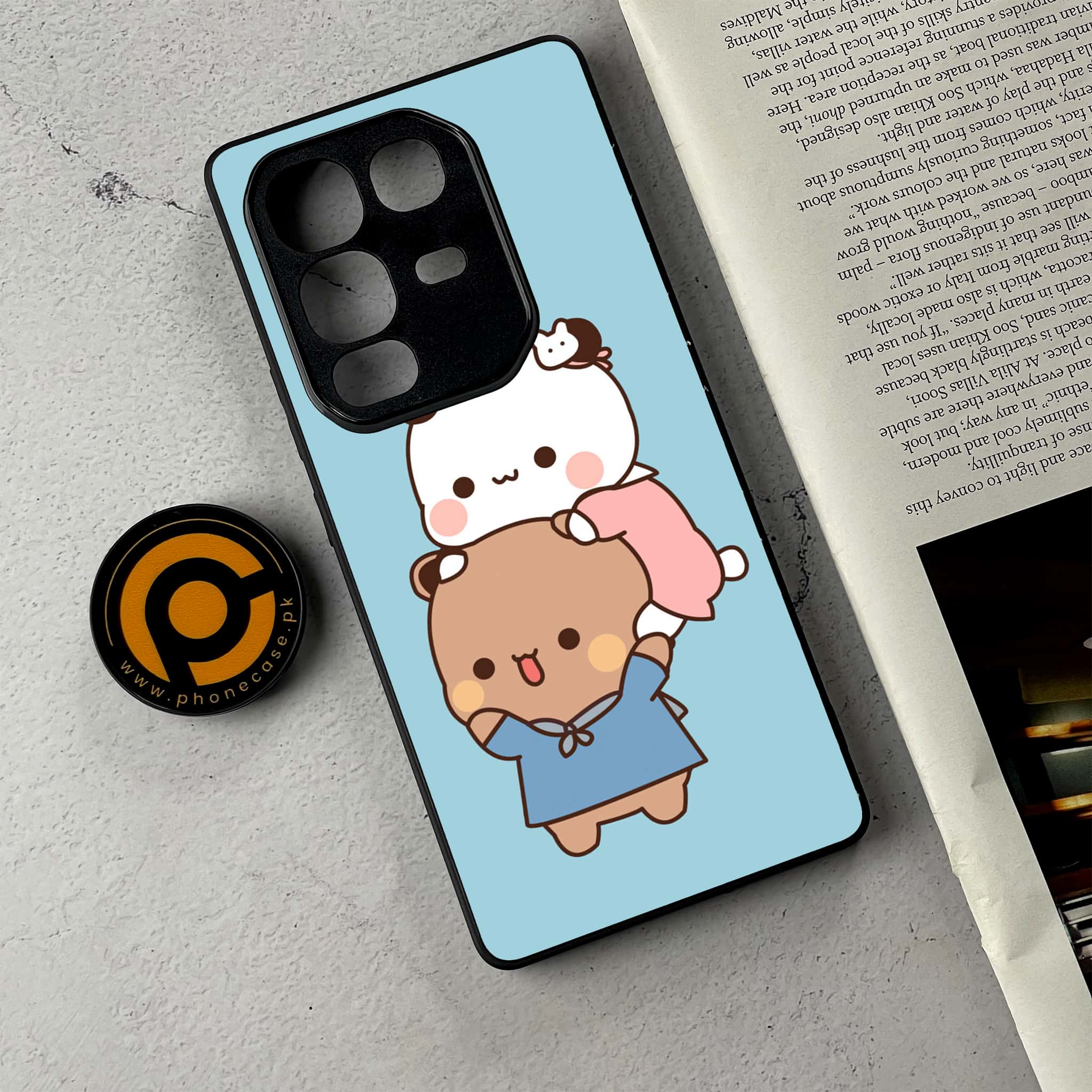 Infinix Note 50 - Cute BuBu DuDu Series - Premium Metal Printed Soft Bumper Shockproof Case