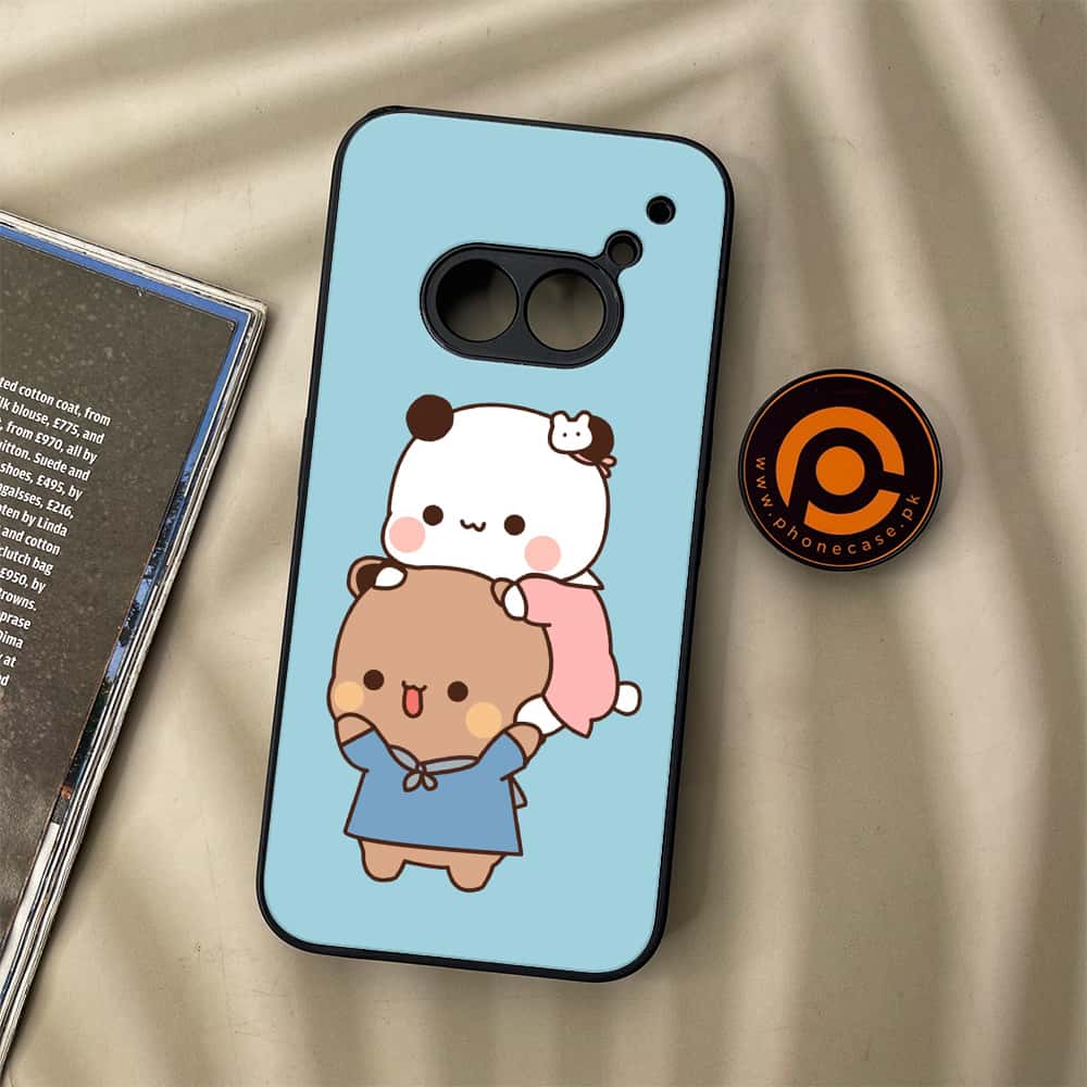 Nothing Phone (2a) - Cute BuBu DuDu Series - Premium Metal Printed soft Bumper Shock Proof Case