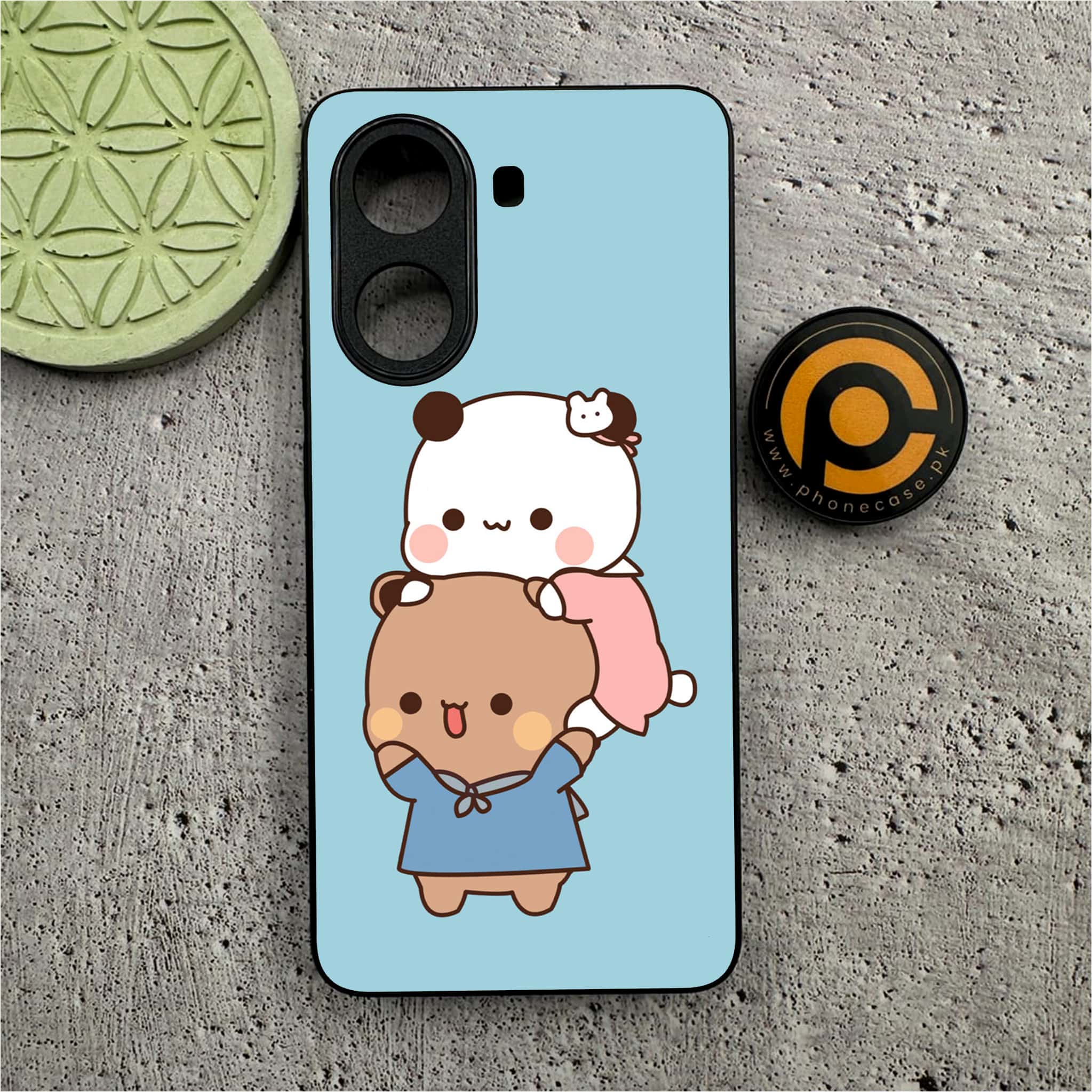 Xiaomi Poco X7 Pro 5G - Cute BuBu DuDu Series - Premium Metal  Printed soft Bumper shock Proof Case