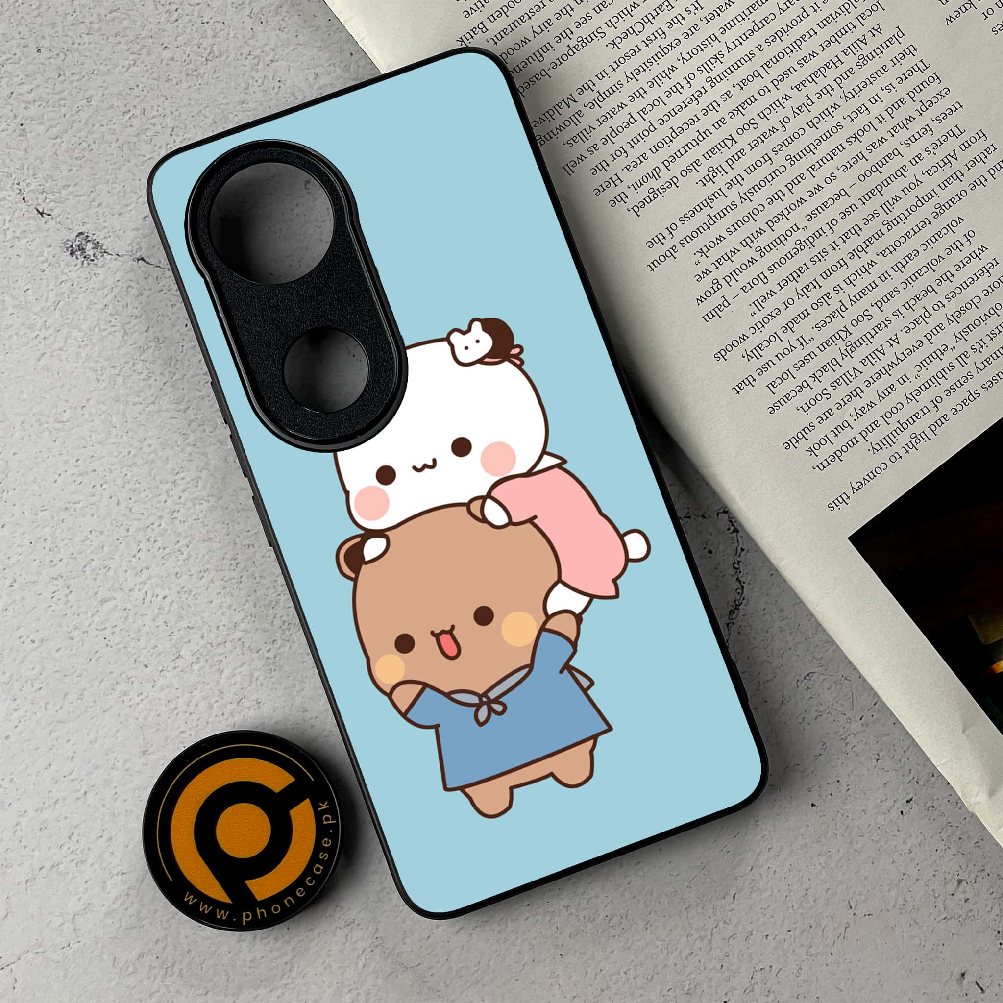 Vivo V50 - Cute BuBu DuDu - Premium Metal Printed Soft Bumper Shockproof Case