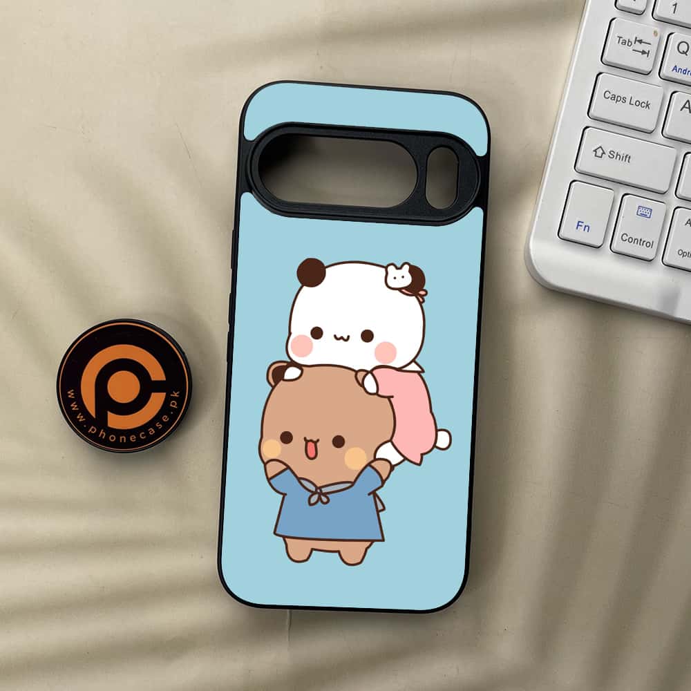 Google Pixel 10  - Cute BuBu DuDu Series - Premium Metal Printed soft Bumper Shockof Case