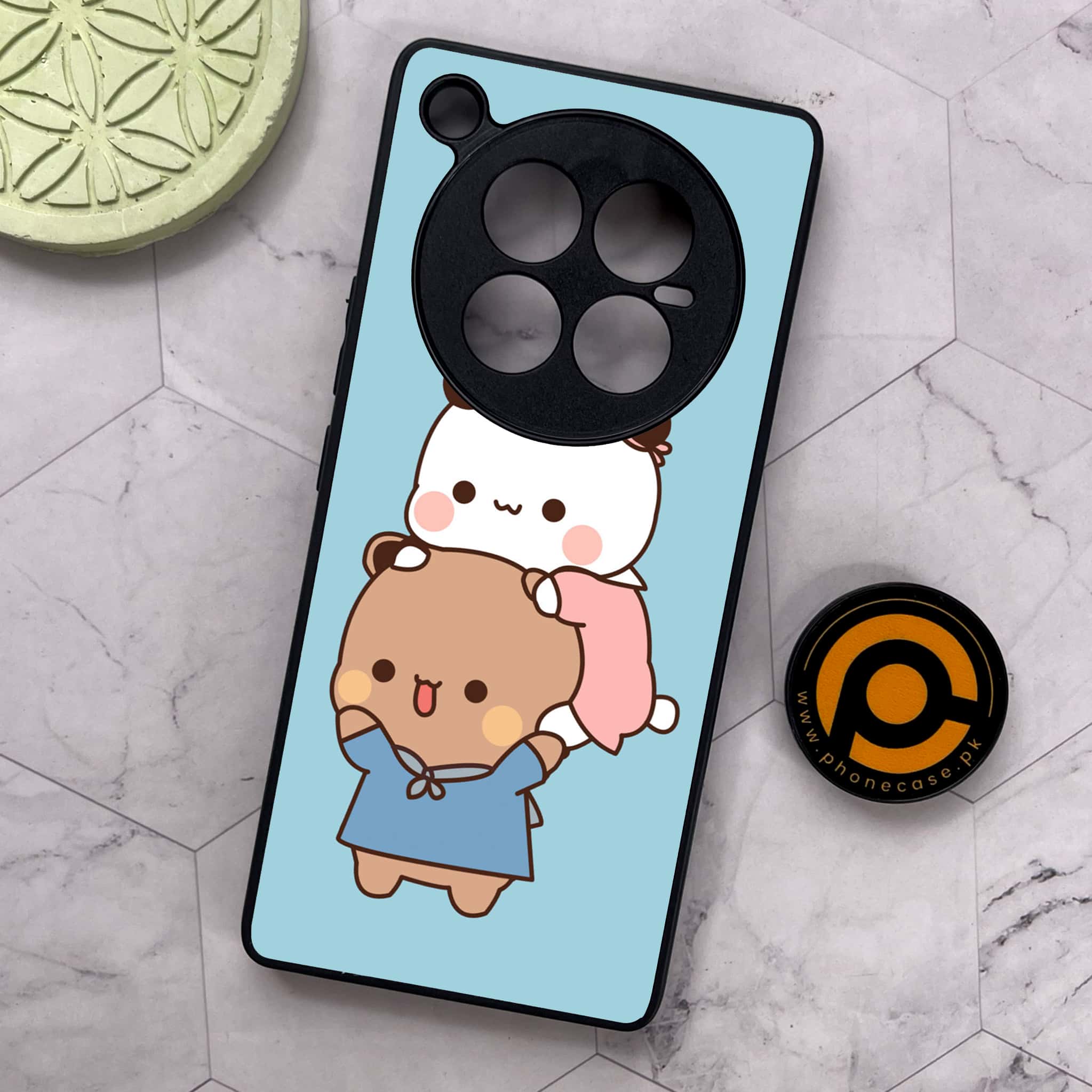 Infinix Zero 40 5G - Cute BuBu DuDu Series - Premium Metal Printed soft Bumper shock Proof Case