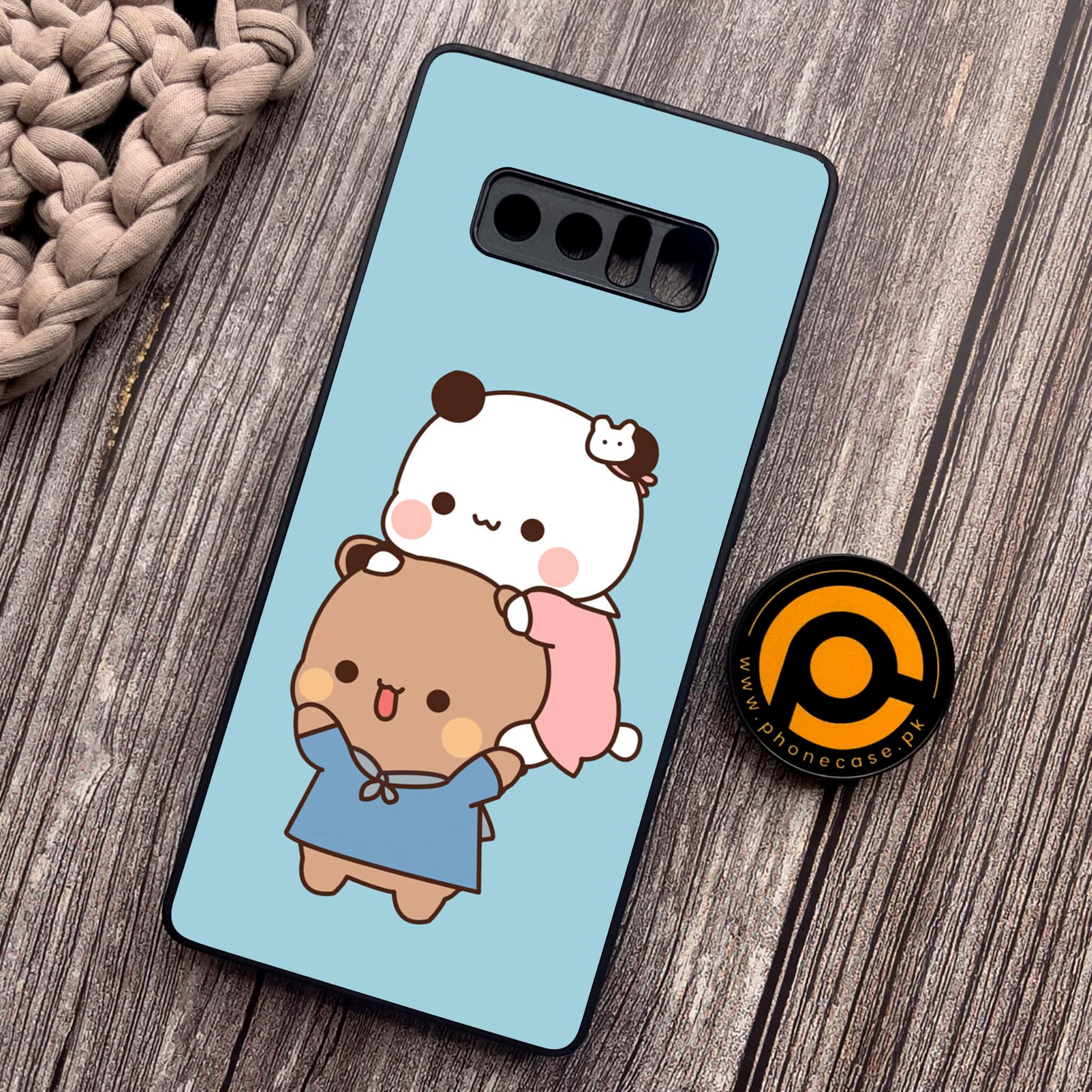 Samsung Galaxy Note 8 - Cute BuBu DuDu Series - Premium Metal Printed soft Bumper shock Proof Case