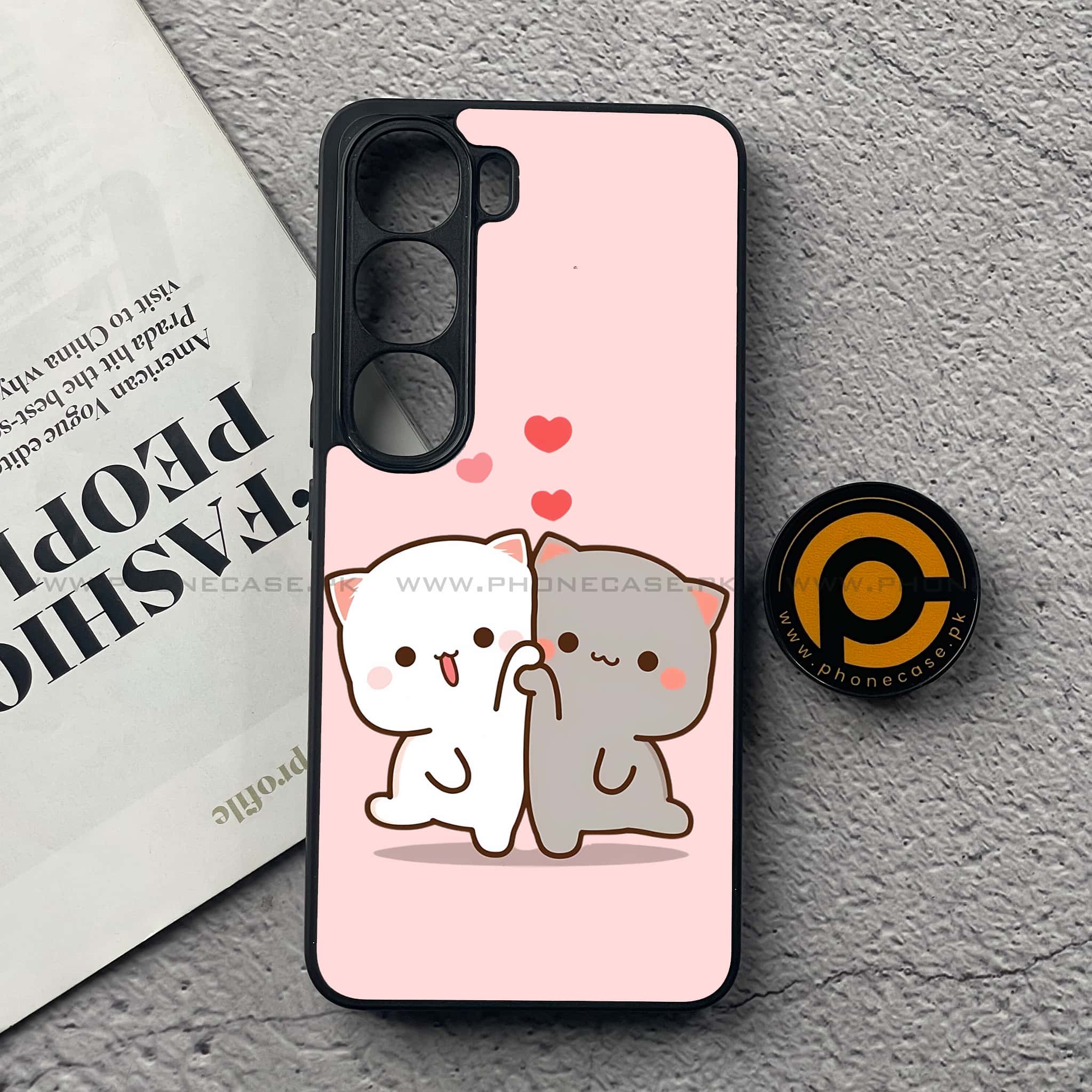 Vivo V40 Lite (IDN) - Cute BuBu DuDu Series - Premium Metal Printed soft Bumper Shock Proof Case