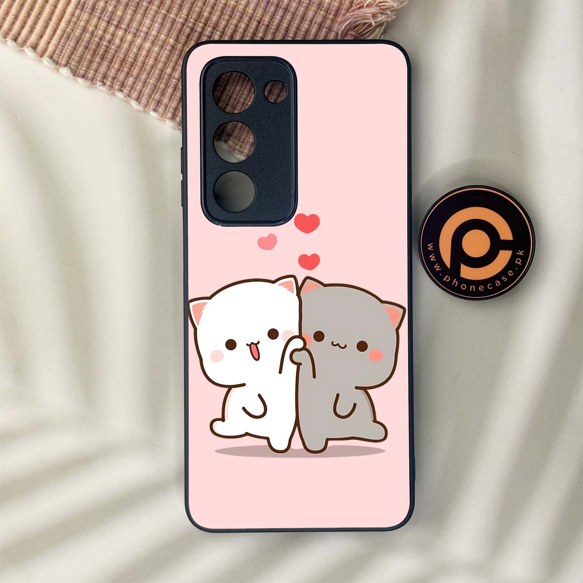 Oppo A5 2025 - Cute BuBu DuDu Series - Premium Metal Printed soft Bumper shock Proof Case
