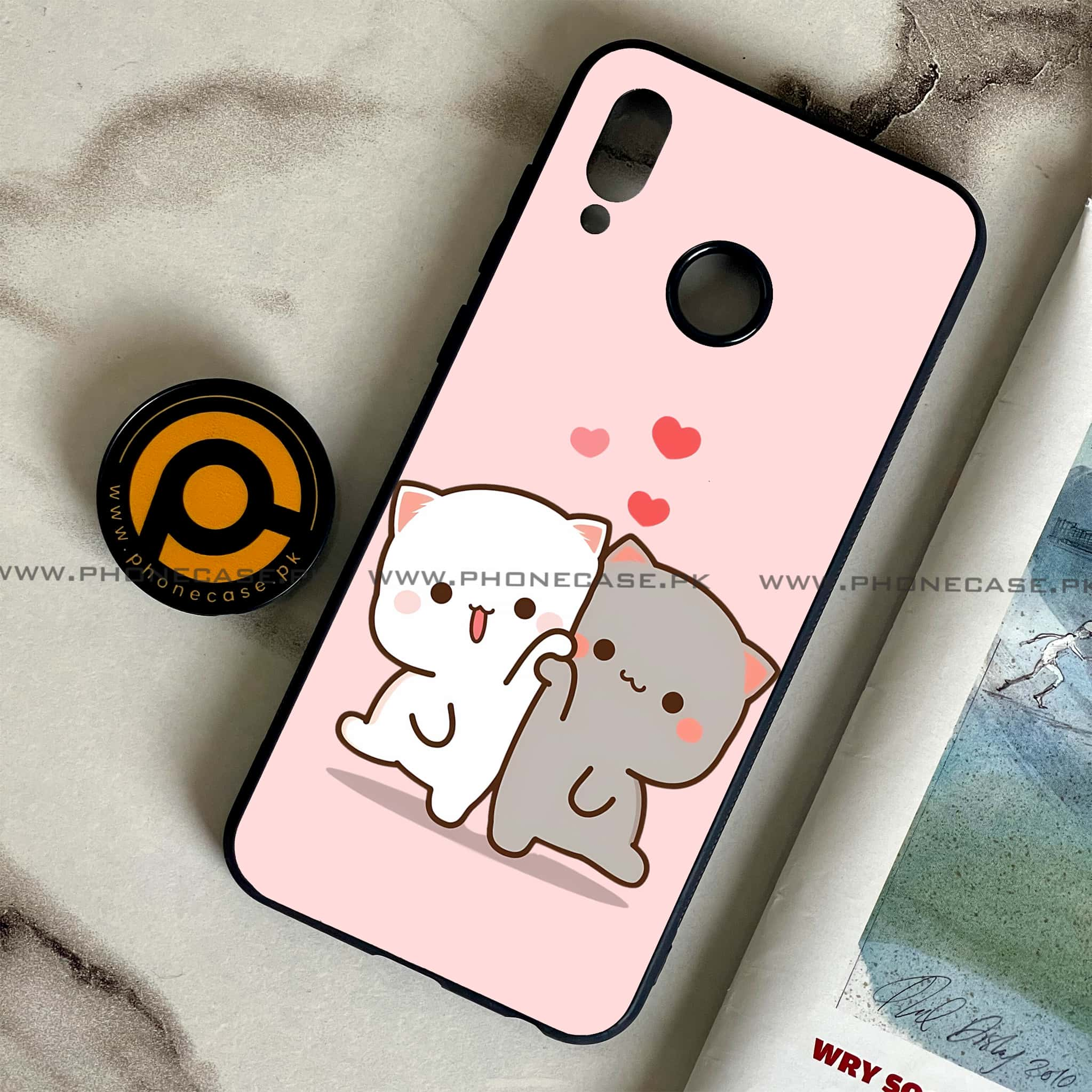 Huawei Honor Play - Cute BuBu DuDu Series - Premium Printed Glass soft Bumper shock Proof Case