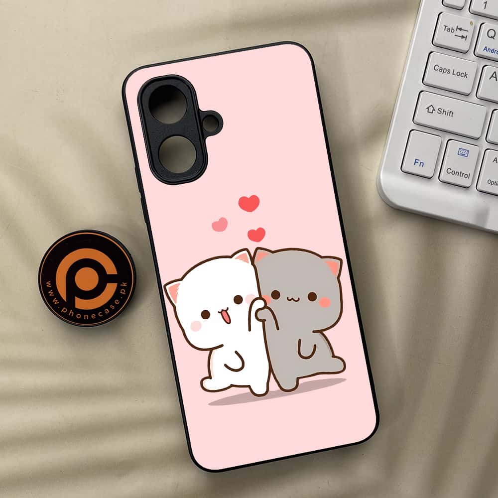 Tecno Spark Go 2 - Cute BuBu DuDu Series - Premium Metal Printed soft Bumper Shock Proof Case