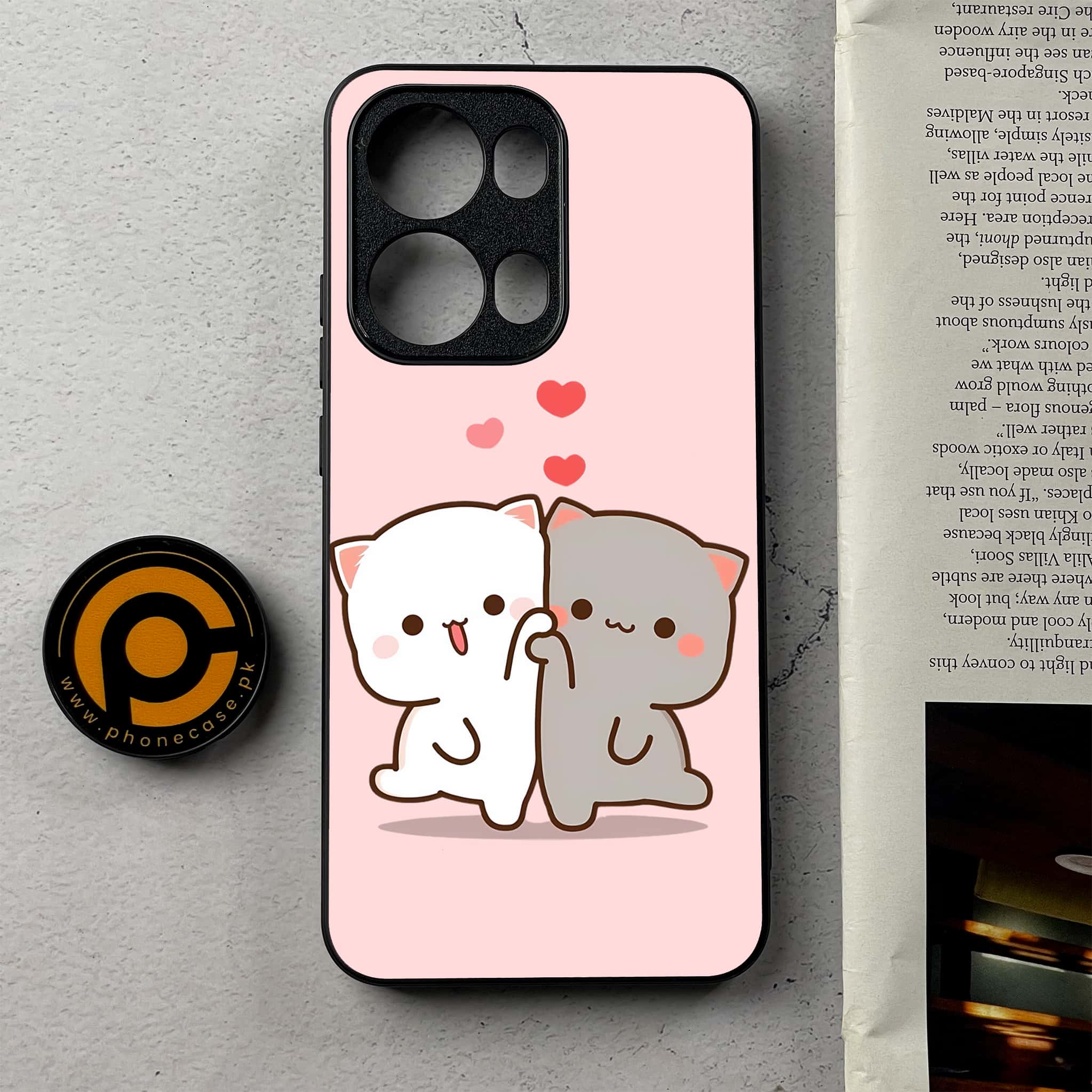 Oppo Reno 13 Pro - Cute BuBu DuDu - Premium Metal Printed Soft Bumper Shockproof Case