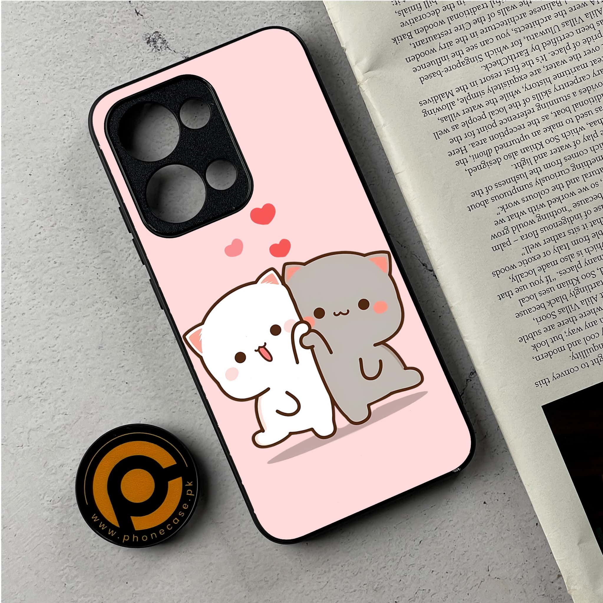 Oppo Reno 13 - Cute BuBu DuDu Series - Premium Metal Printed Soft Bumper Shockproof Case