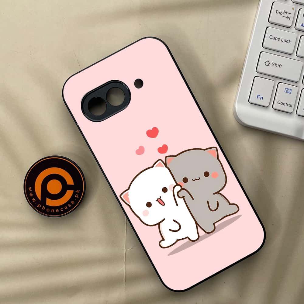 Google Pixel 9a - Cute BuBu DuDu Series - Premium Metal Printed soft Bumper Shock Proof Case