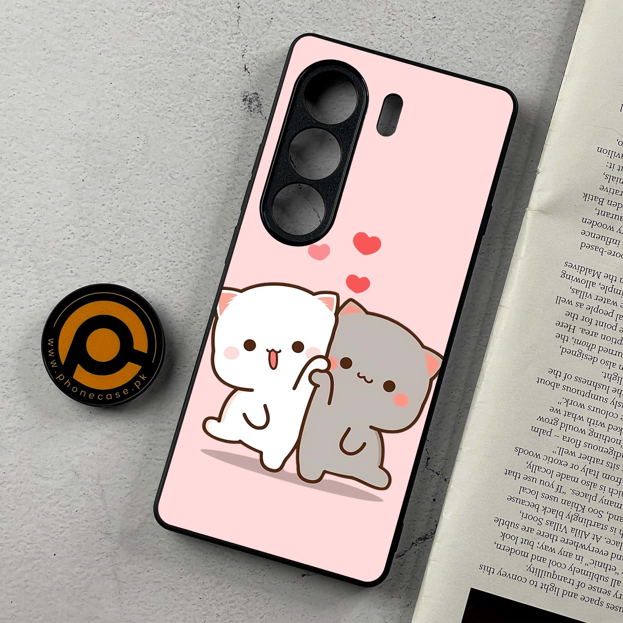 Tecno Camon 40 - Cute BuBu DuDu Series - Premium Metal Printed Soft Bumper Shockproof Case