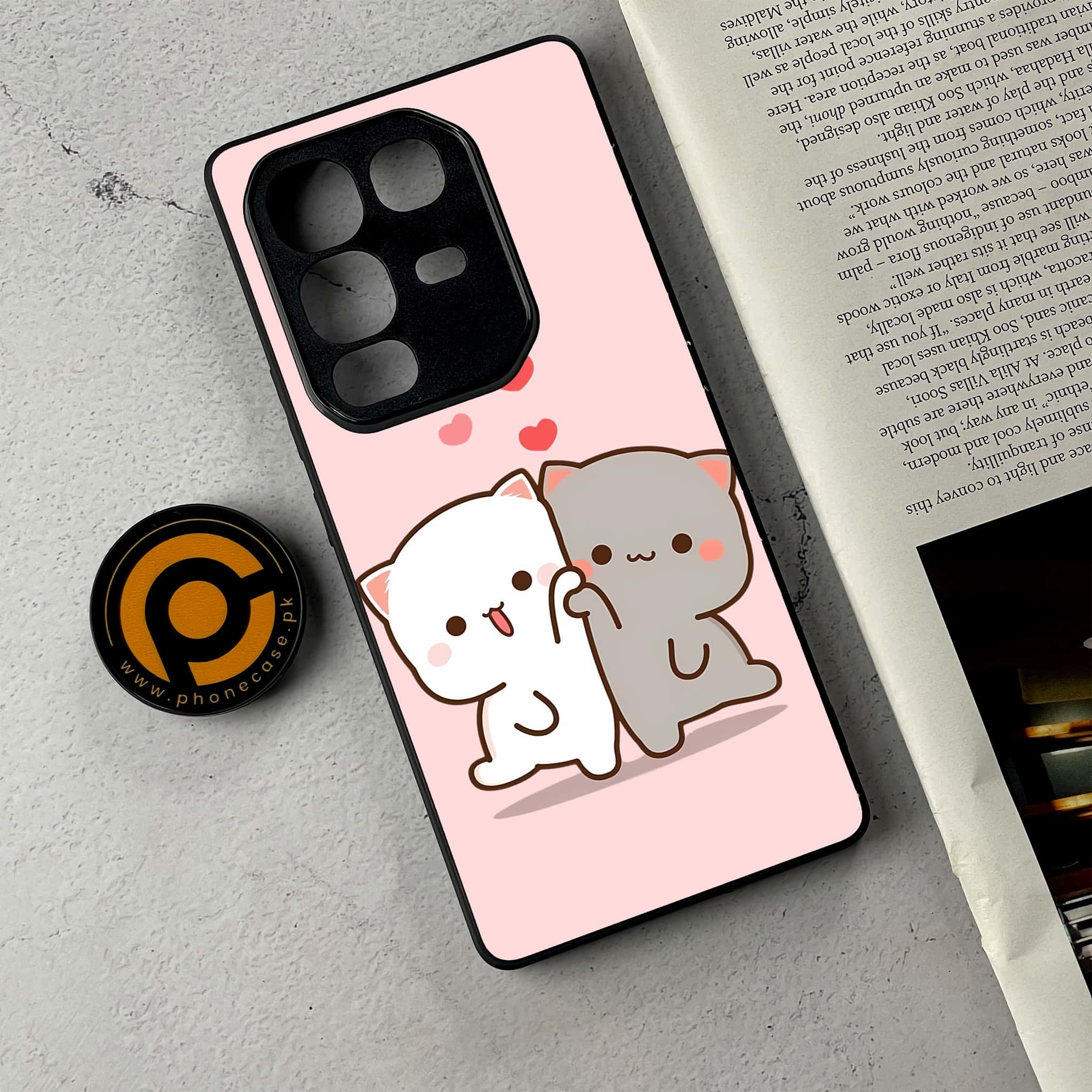 Infinix Note 50 - Cute BuBu DuDu Series - Premium Metal Printed Soft Bumper Shockproof Case