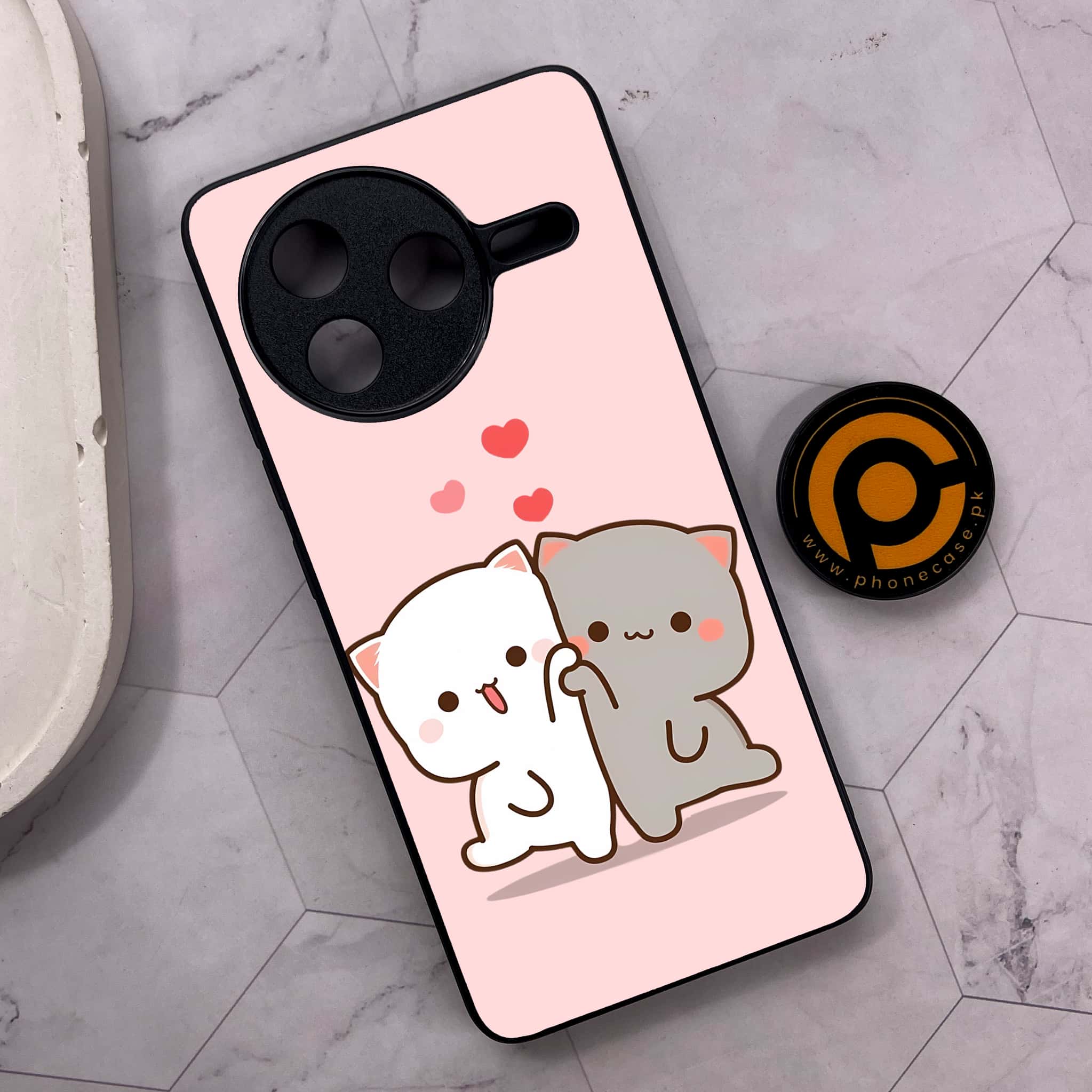 Xiaomi Poco F7 Pro 5G - Cute BuBu DuDu Series - Premium Metal Printed soft Bumper shock Proof Case