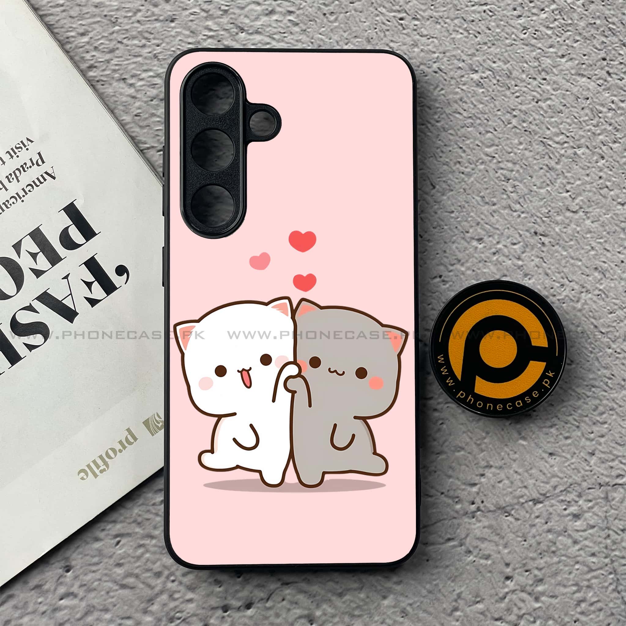 Samsung Galaxy S25 FE - Cute BuBu DuDu Series - Premium Metal Printed soft Bumper shock Proof Case