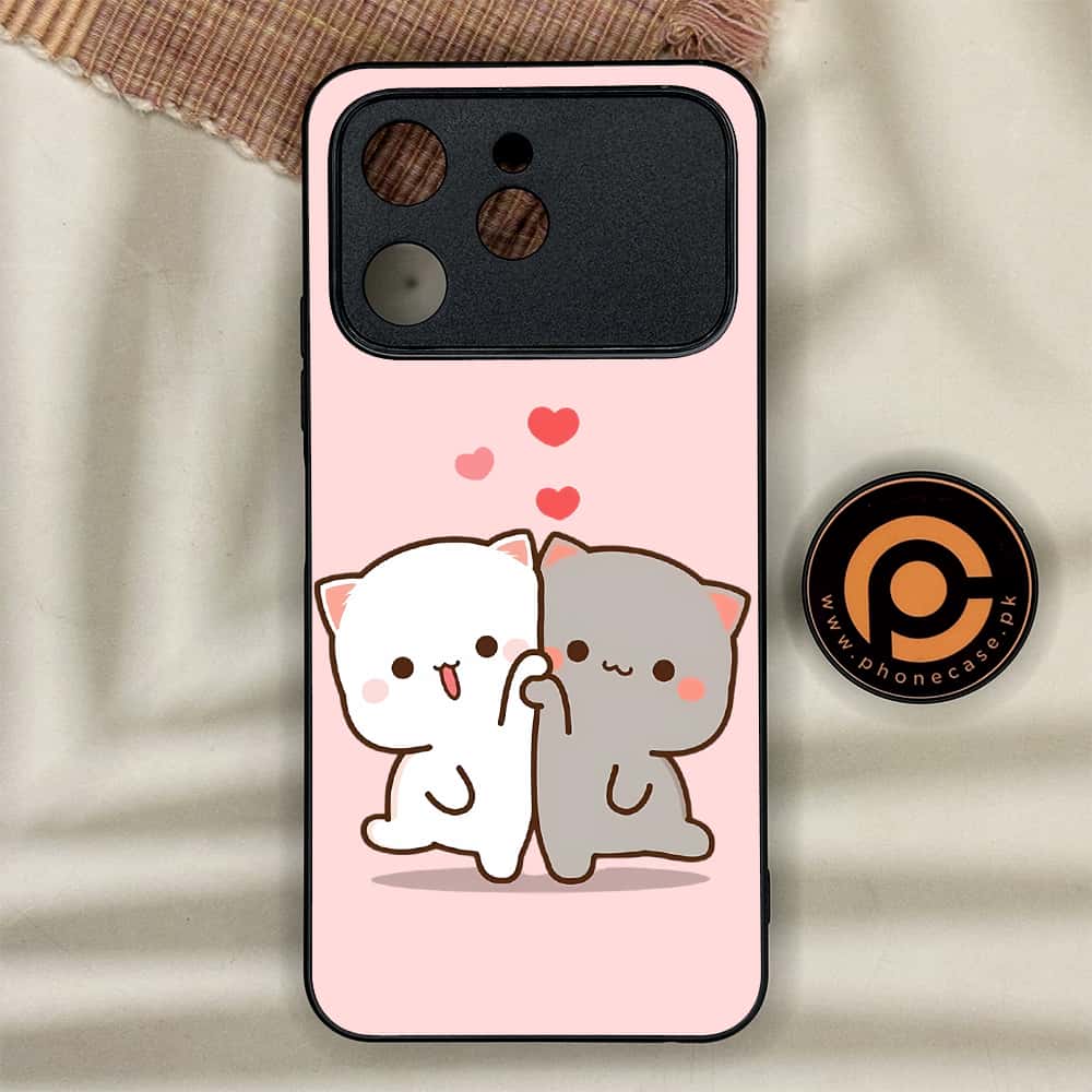 Tecno Spark 40 - Cute BuBu DuDu Series - Premium Metal Printed soft Bumper shock Proof Case