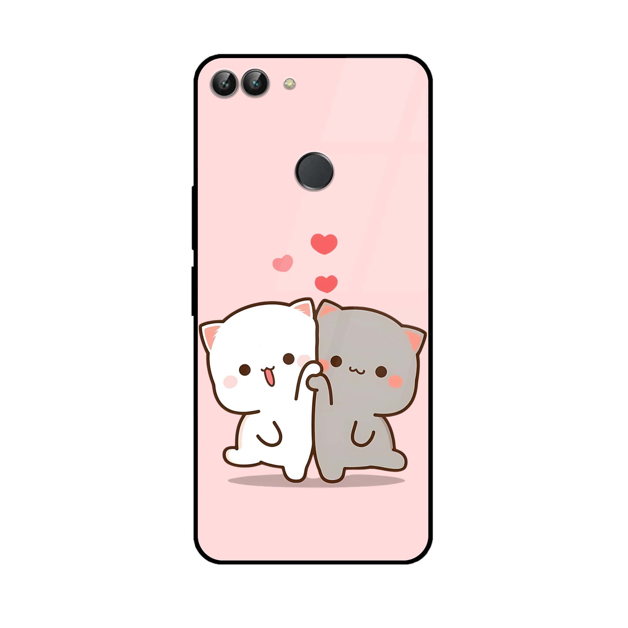 Huawei P Smart - Cute BuBu DuDu Series - Premium Printed Glass soft Bumper shock Proof Case