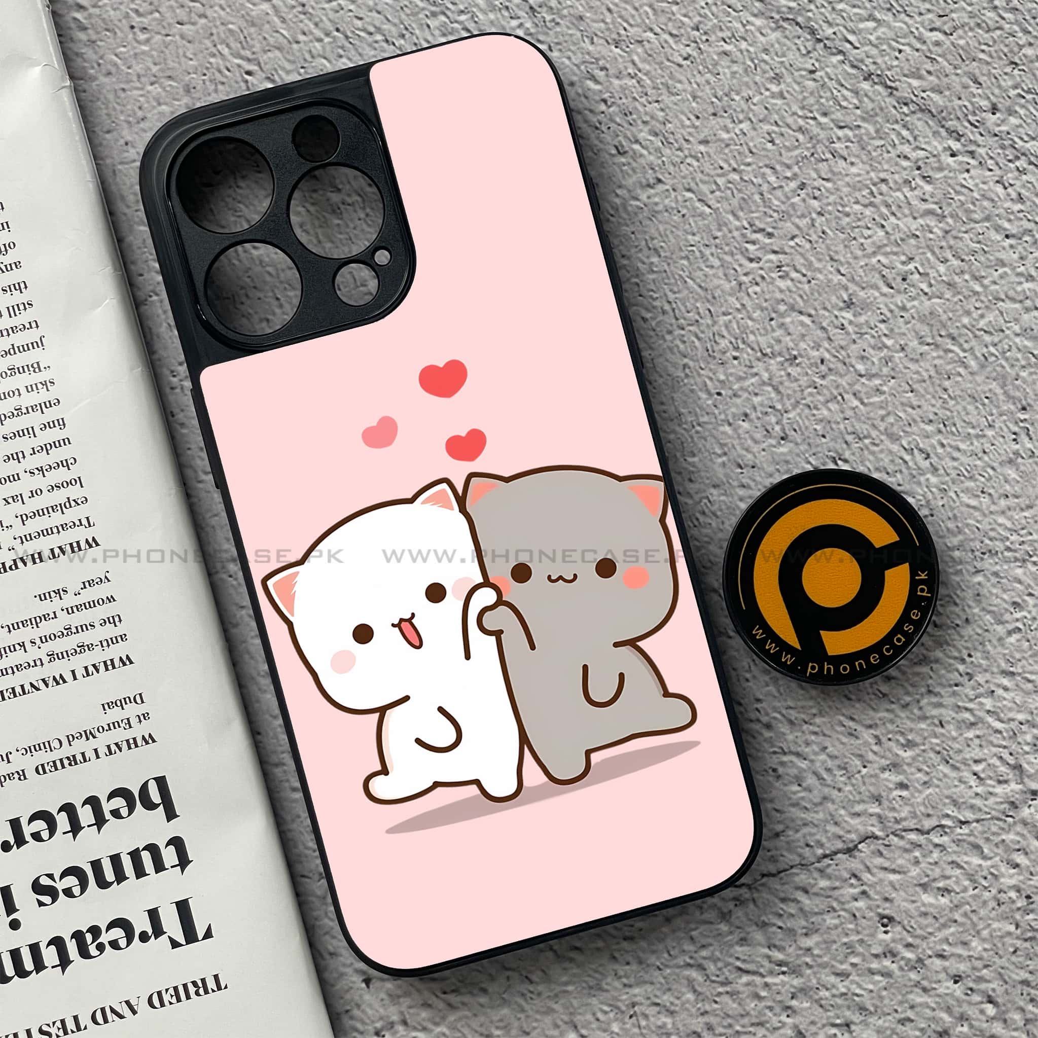 iPhone 15 Pro - Cute BuBu DuDu Series - Premium Metal Printed soft Bumper shock Proof Case