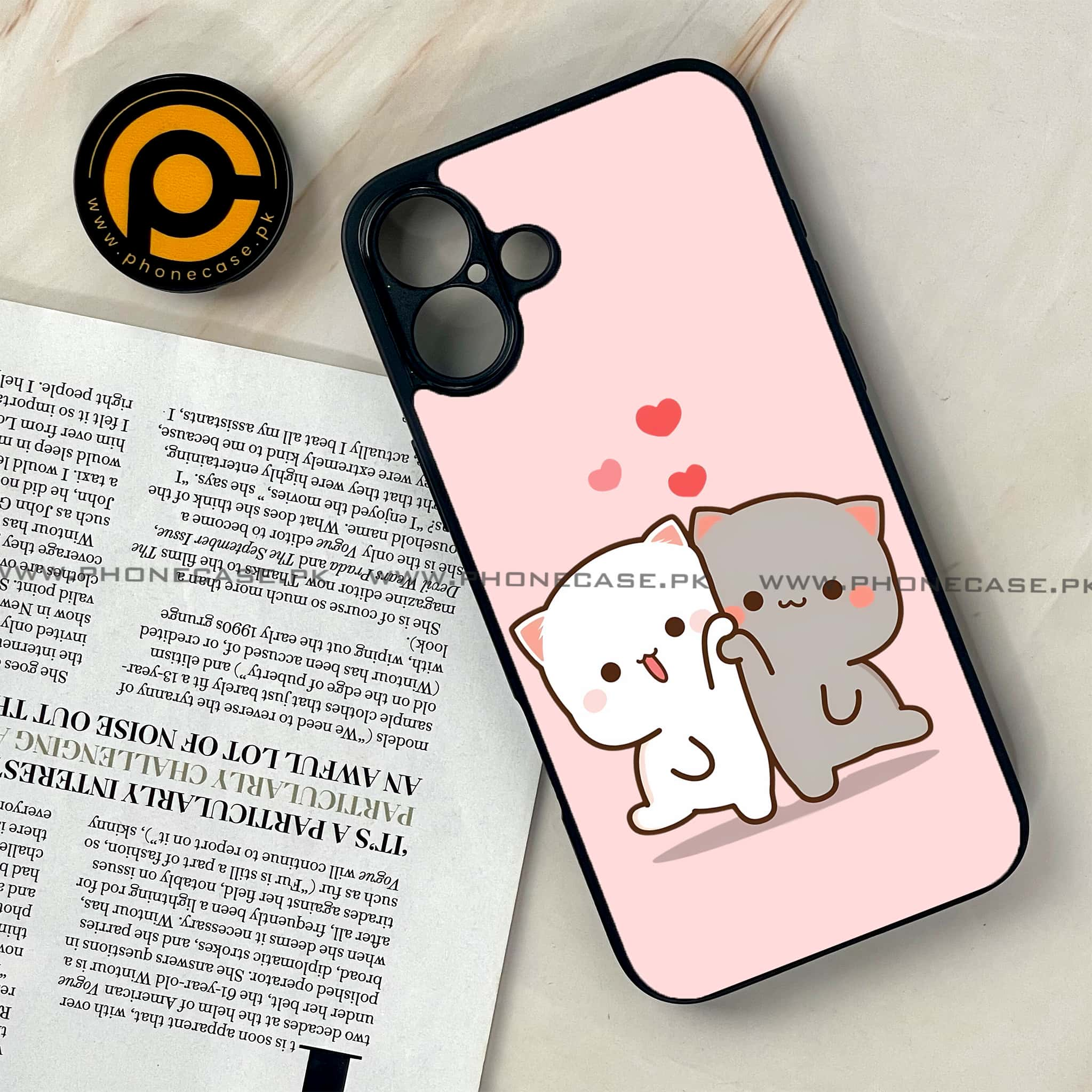 iPhone 16 Plus - Cute BuBu DuDu Series - Premium Printed Glass soft Bumper shock Proof Case