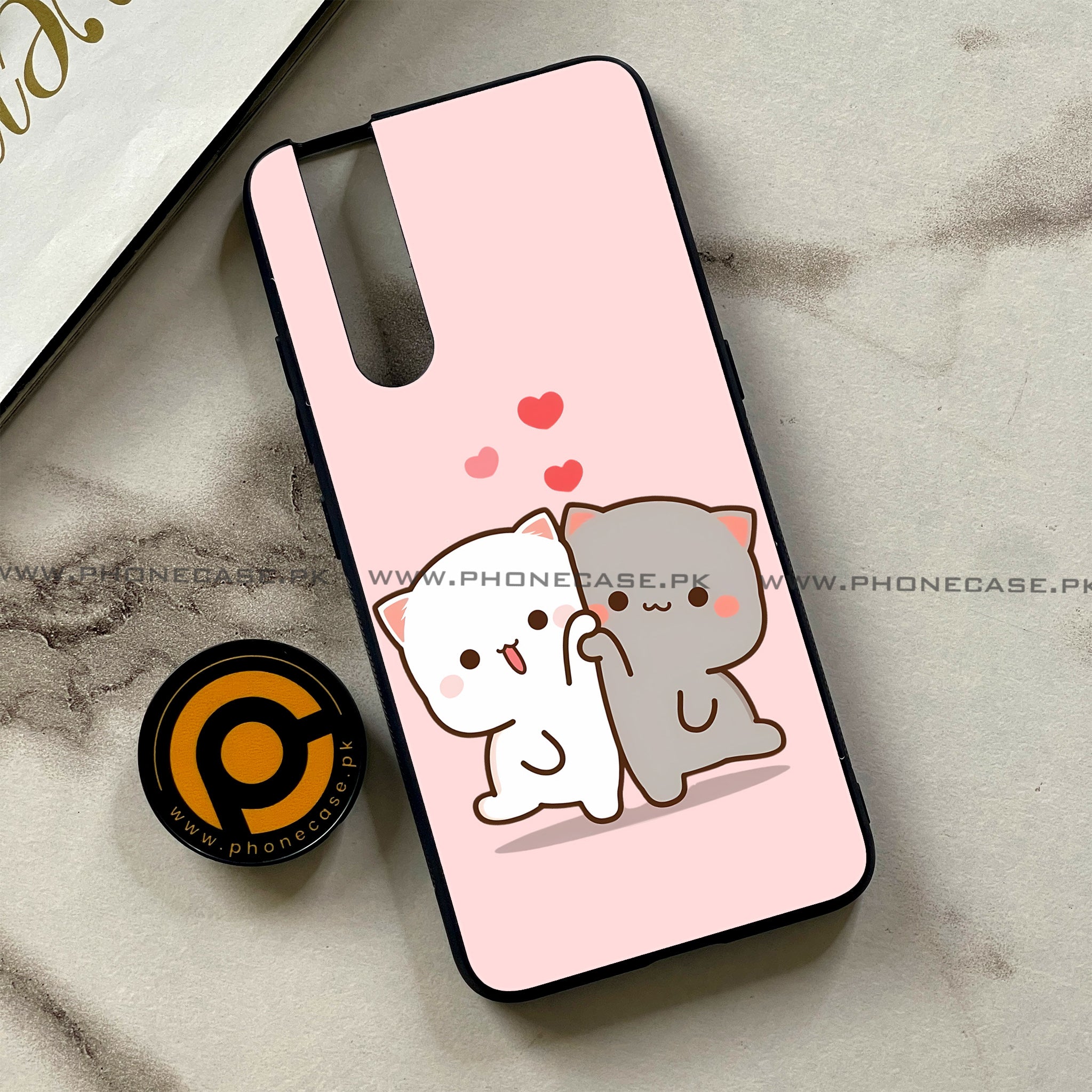 Vivo V15 Pro - Cute BuBu DuDu Series - Premium Printed Glass soft Bumper shock Proof Case