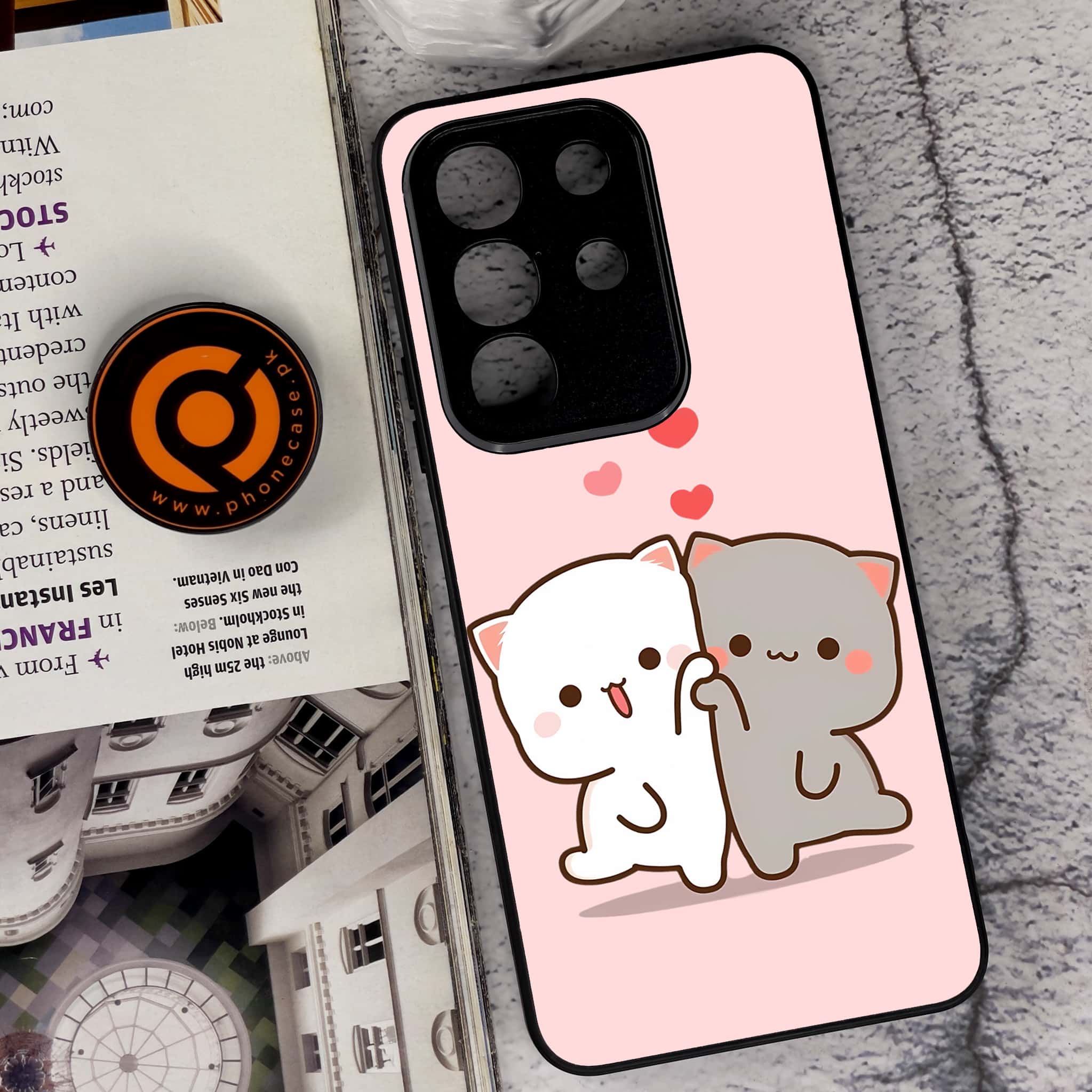 Vivo Y29 4G - Cute BuBu DuDu Series - Premium Metal Printed soft Bumper Shock Proof Case