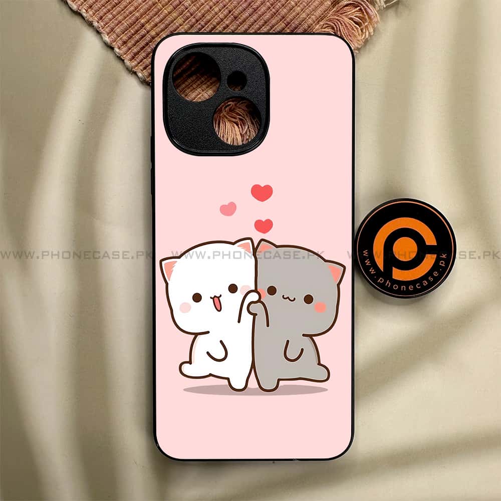 Tecno Spark 40C - Cute BuBu DuDu Series - Premium Metal Printed soft Bumper shock Proof Case