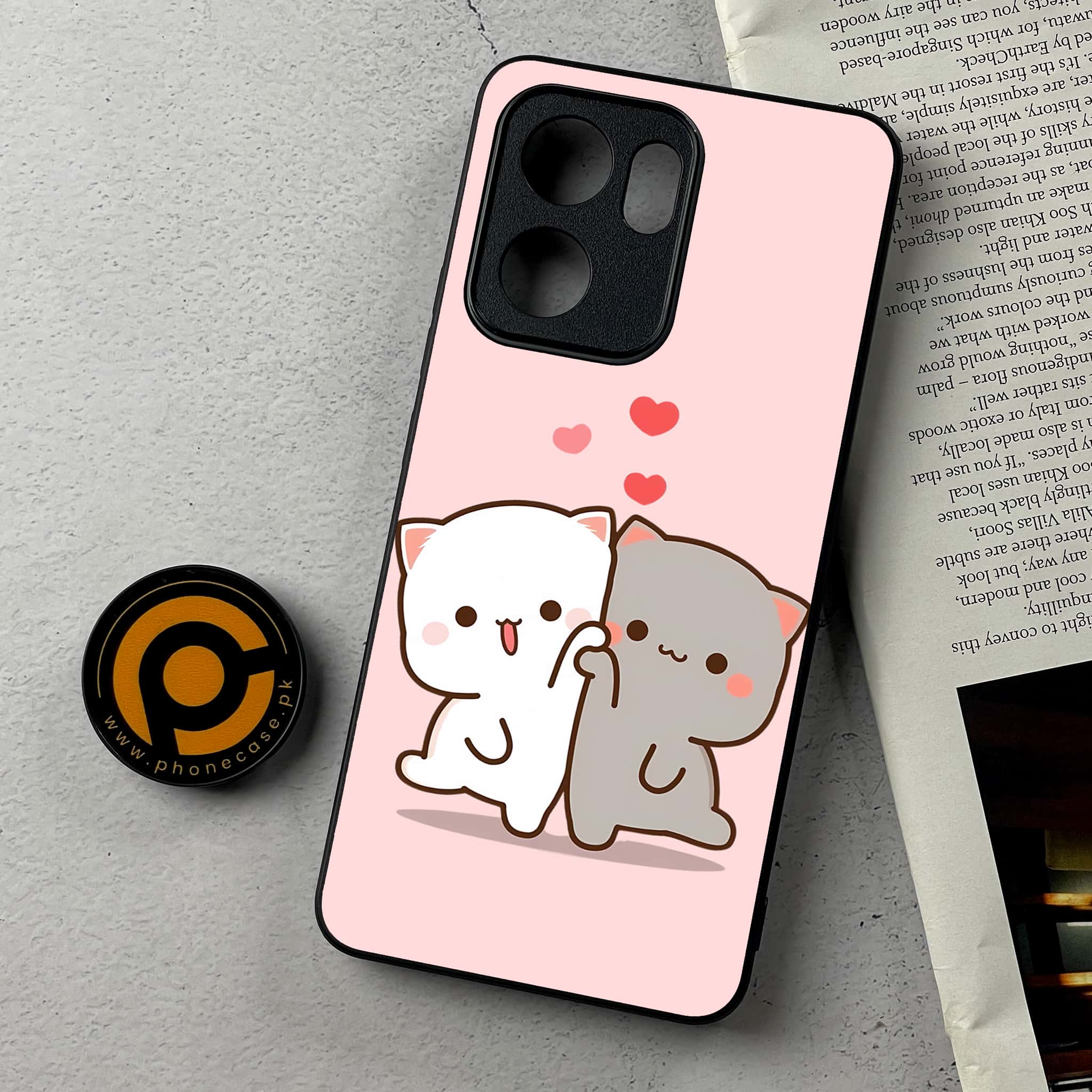 Oppo Reno 13F - Cute BuBu DuDu Series - Premium Metal Printed Soft Bumper Shockproof Case