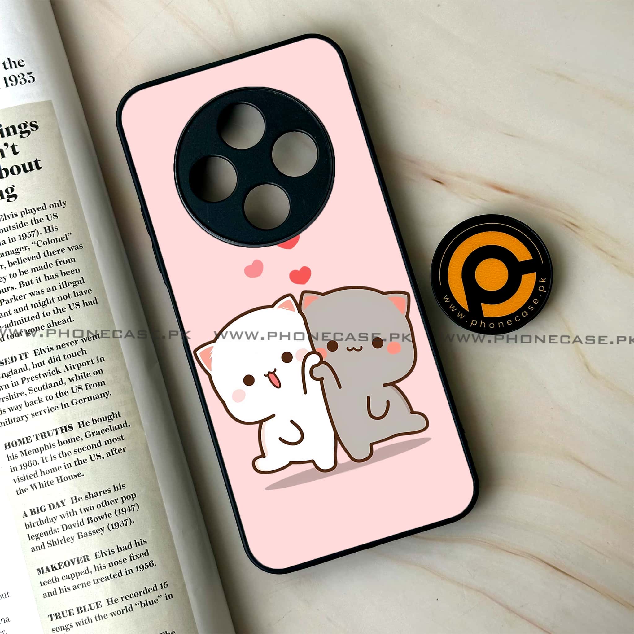 Oppo F27 Pro - Cute BuBu DuDu Series - Premium Metal Printed soft Bumper Shock Proof Case