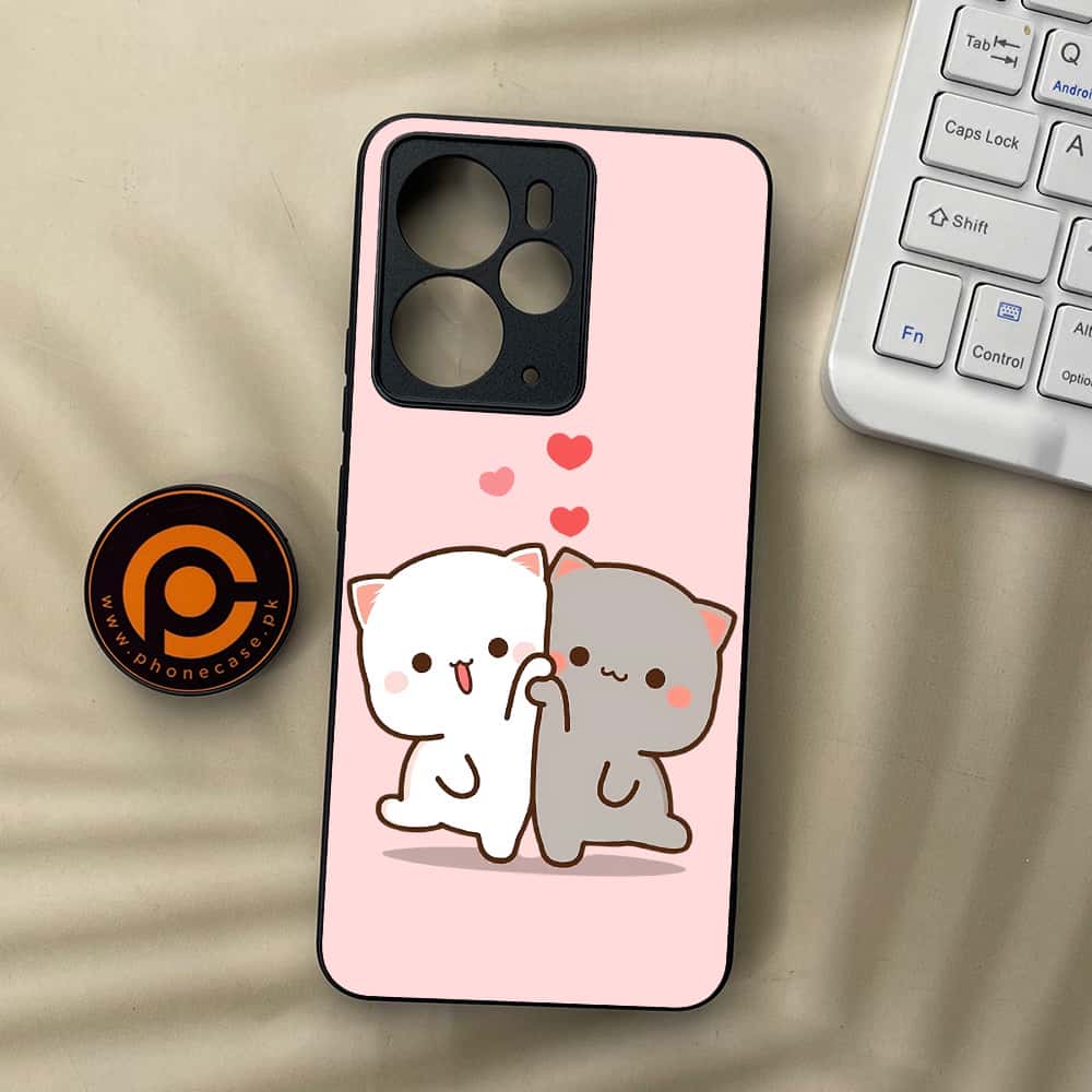Realme 14T 5G - Cute BuBu DuDu Series - Premium Metal Printed soft Bumper Shock Proof Case