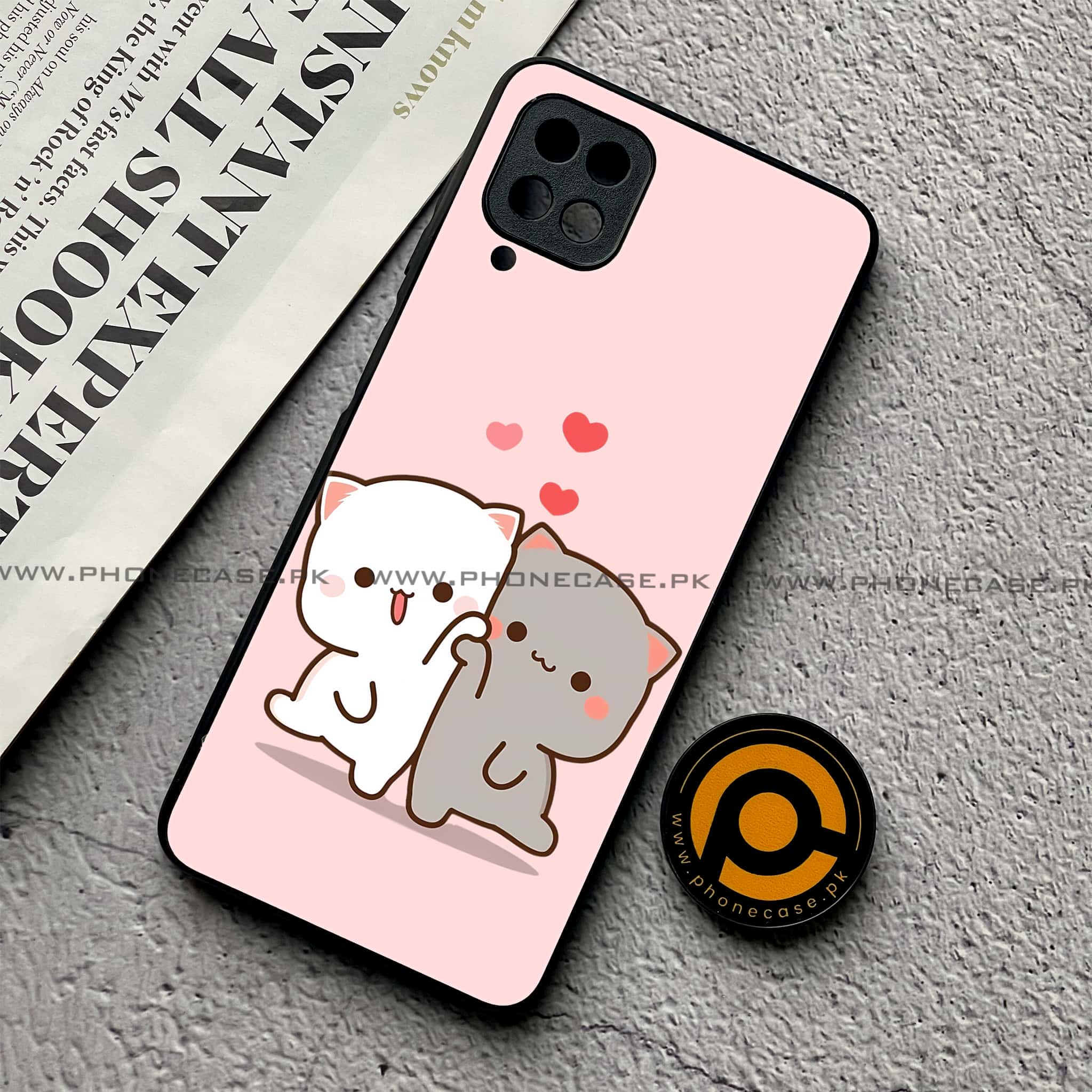 Samsung Galaxy A12 / A12 Nacho - Cute BuBu DuDu Series - Premium Printed Glass soft Bumper shock Proof Case