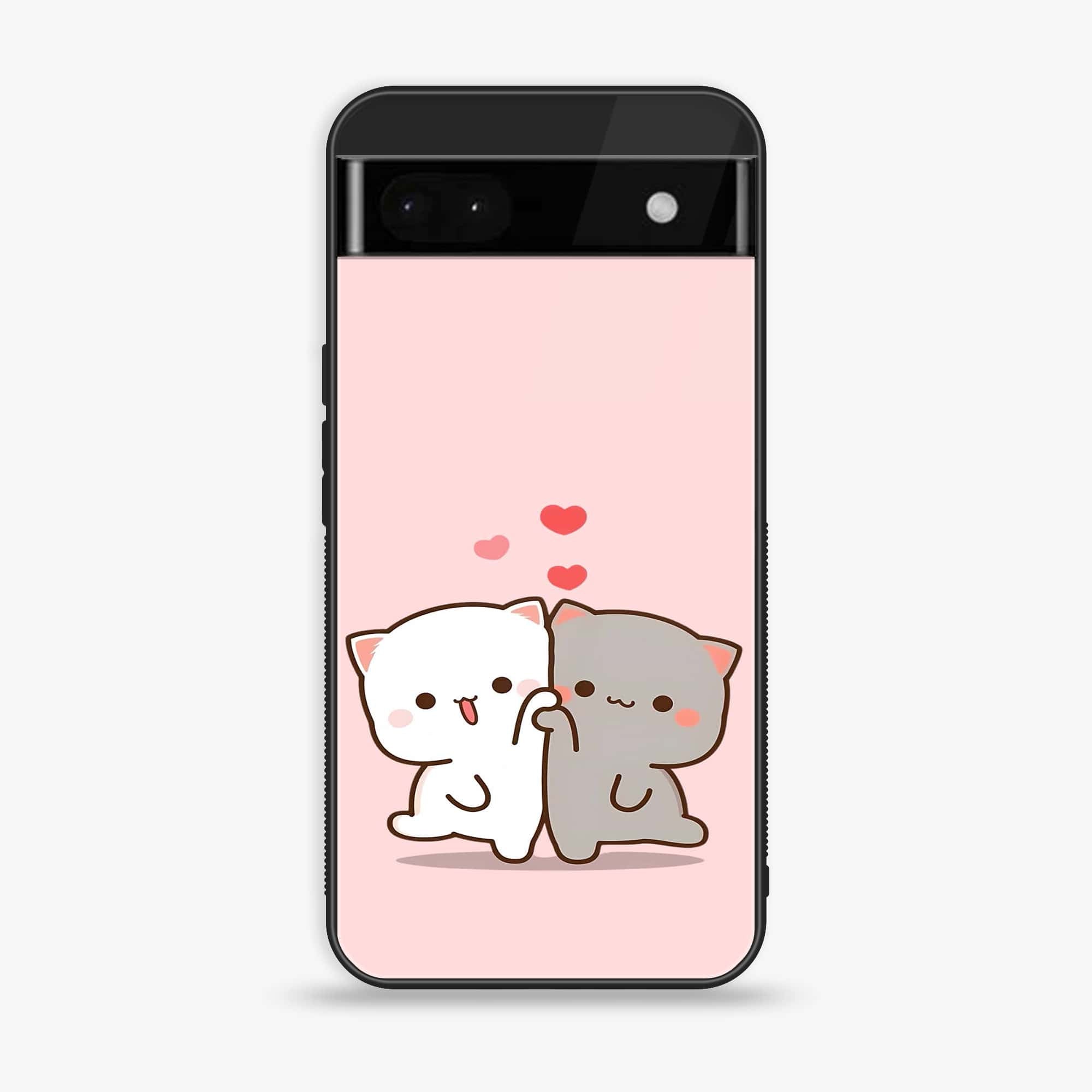 Google Pixel 6A - Cute BuBu DuDu - Premium Printed Glass soft Bumper shock Proof Case