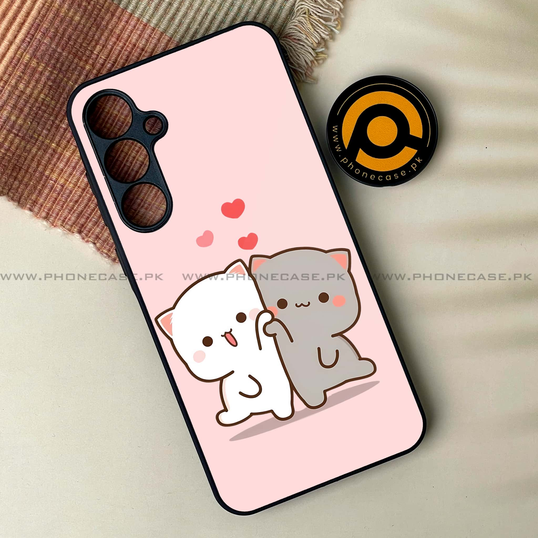 Galaxy A55 5G - Cute BuBu DuDu  -  Premium Printed Metal soft Bumper shock Proof Case