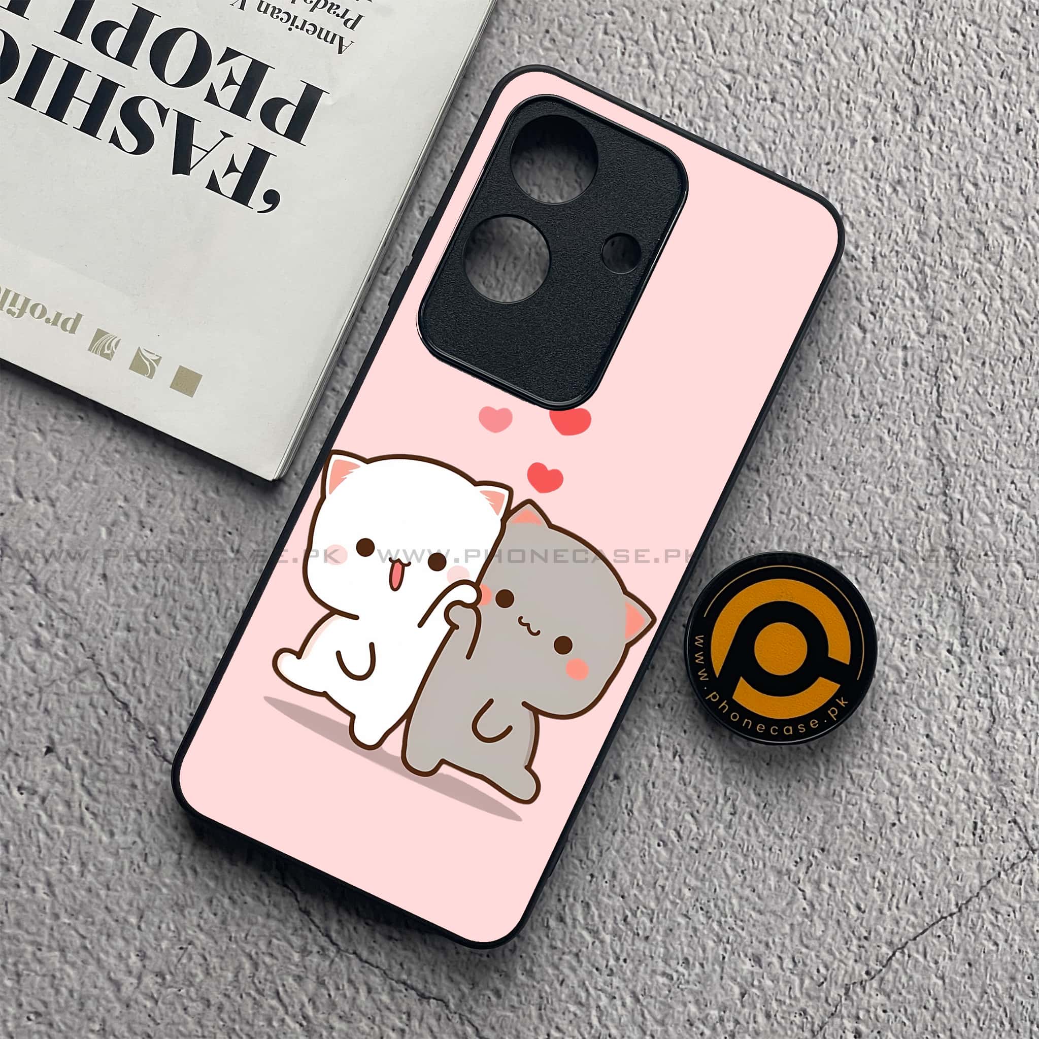 Realme Note 60x - Cute BuBu DuDu Series - Premium Metal  Printed soft Bumper shock Proof Case