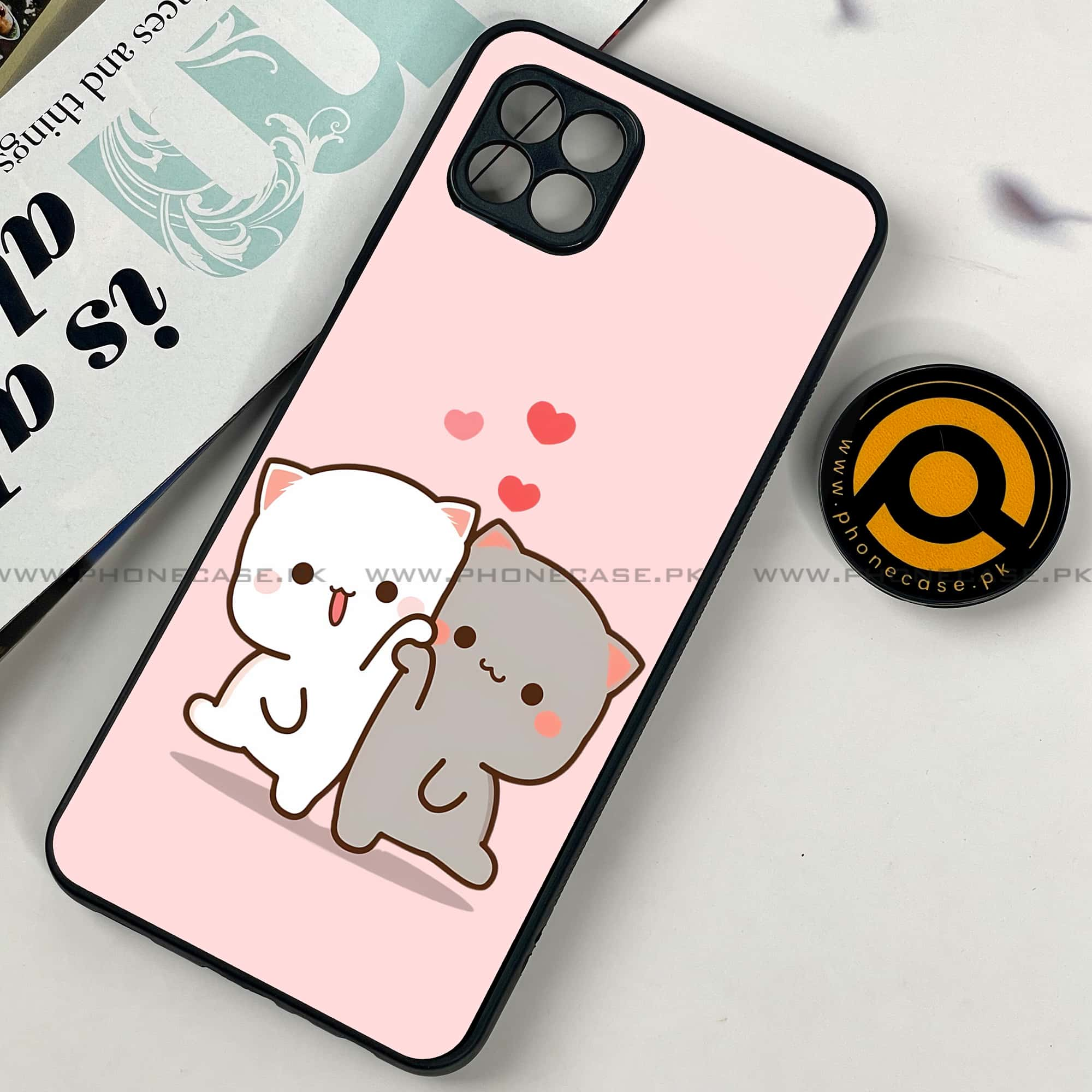 Samsung Galaxy A22 - Cute BuBu DuDu - Premium Printed Metal soft Bumper shock Proof Case