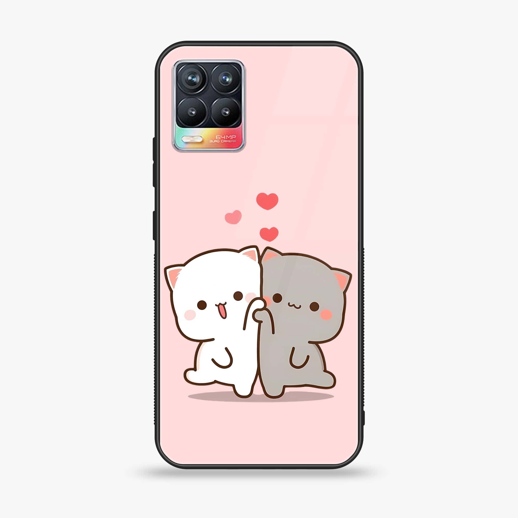 Realme 8 Pro - Cute BuBu DuDu Series - Premium Printed Glass soft Bumper shock Proof Case