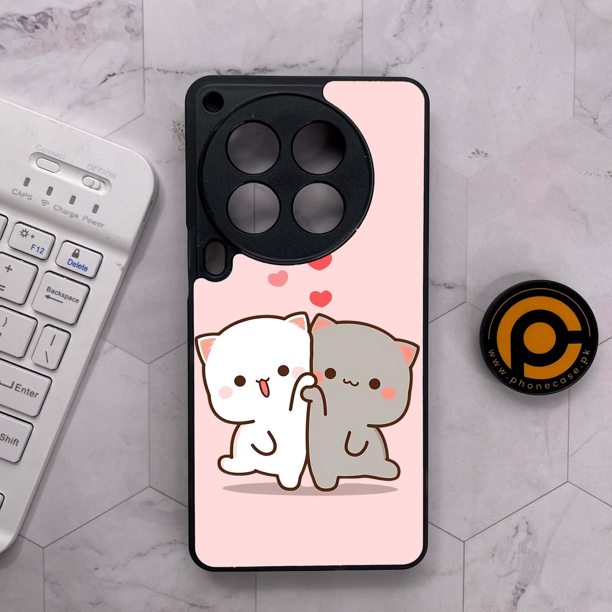 Tecno Camon 30 Premier - Cute BuBu DuDu Series - Premium Metal Printed soft Bumper shock Proof Case