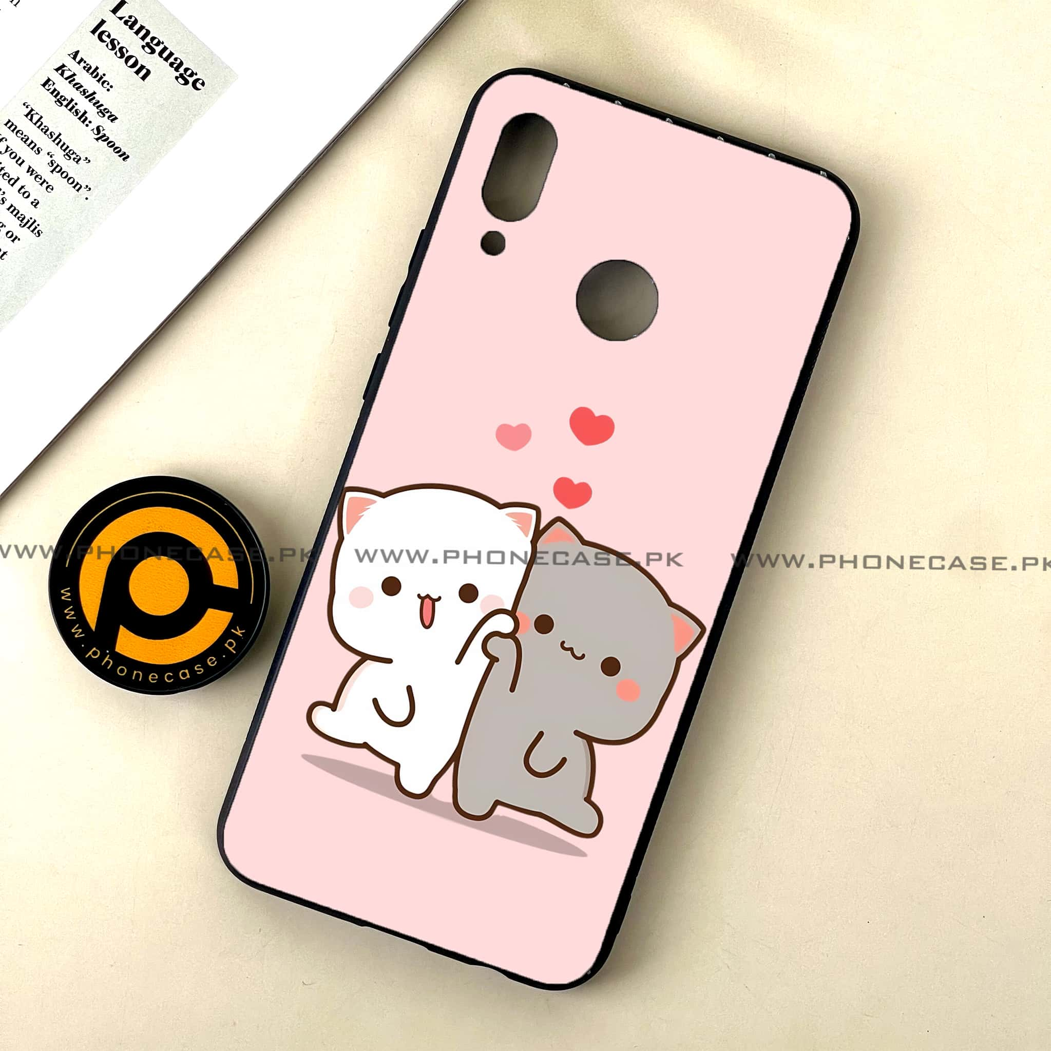 Huawei Nova 3 - Cute BuBu DuDu Series - Premium Printed Glass soft Bumper shock Proof Case