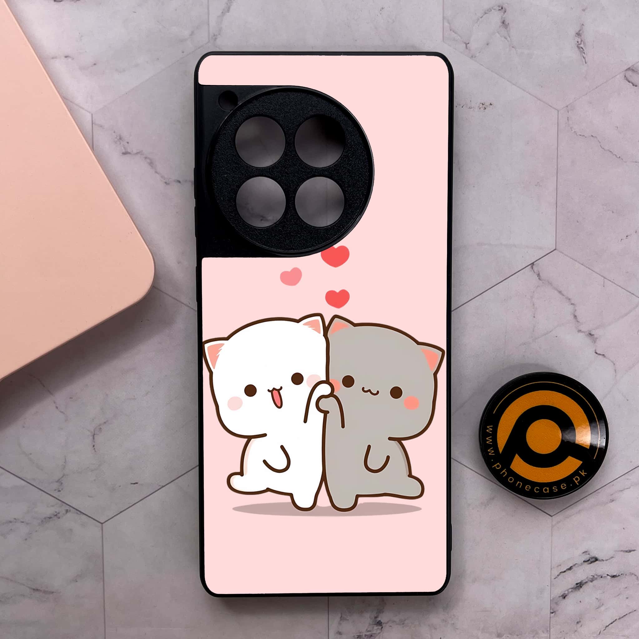 OnePlus 12R - Cute BuBu DuDu Series - Premium Metal Printed soft Bumper shock Proof Case