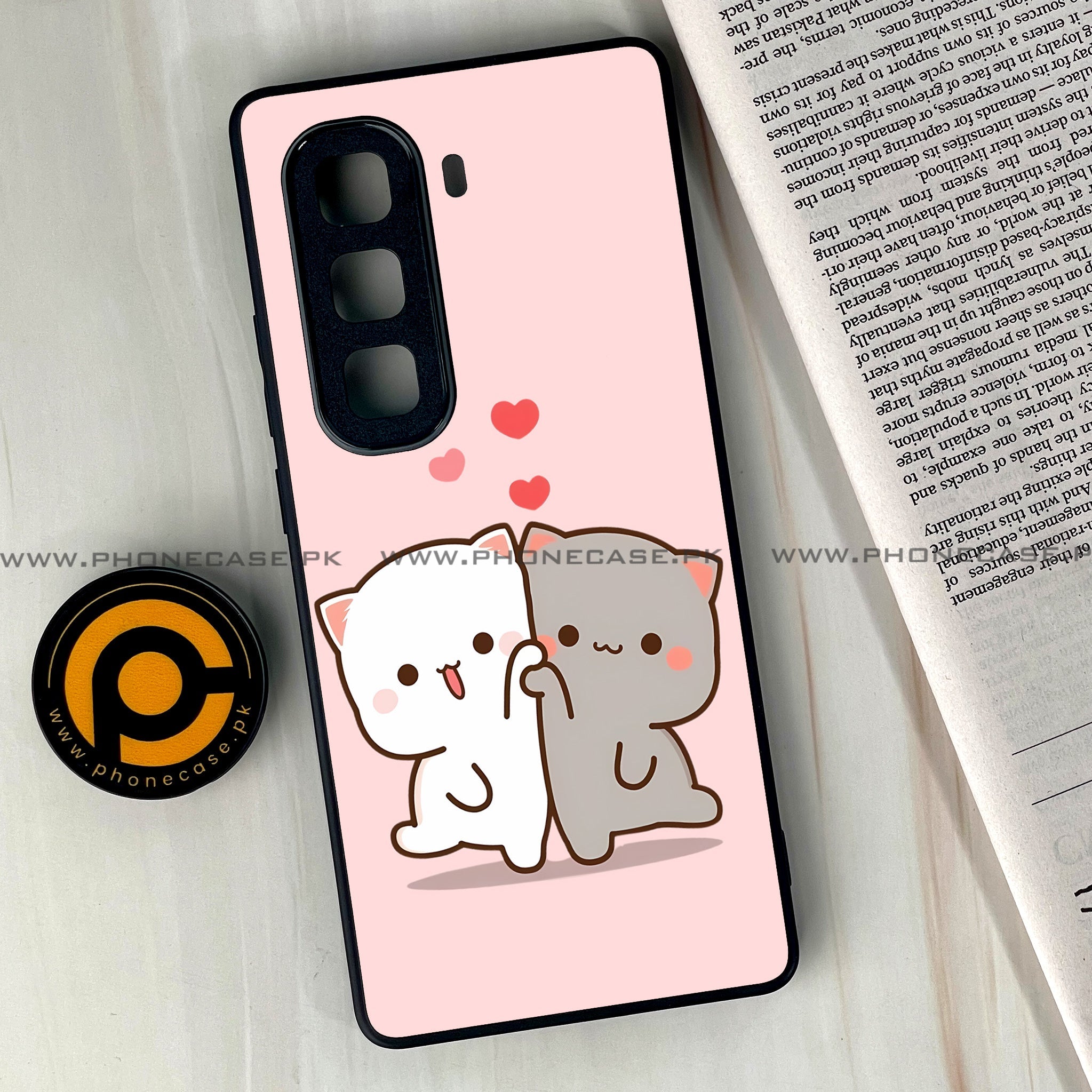 Infinix Hot 60 Pro Plus - Cute BuBu DuDu Series - Premium Metal Printed soft Bumper shock Proof Case