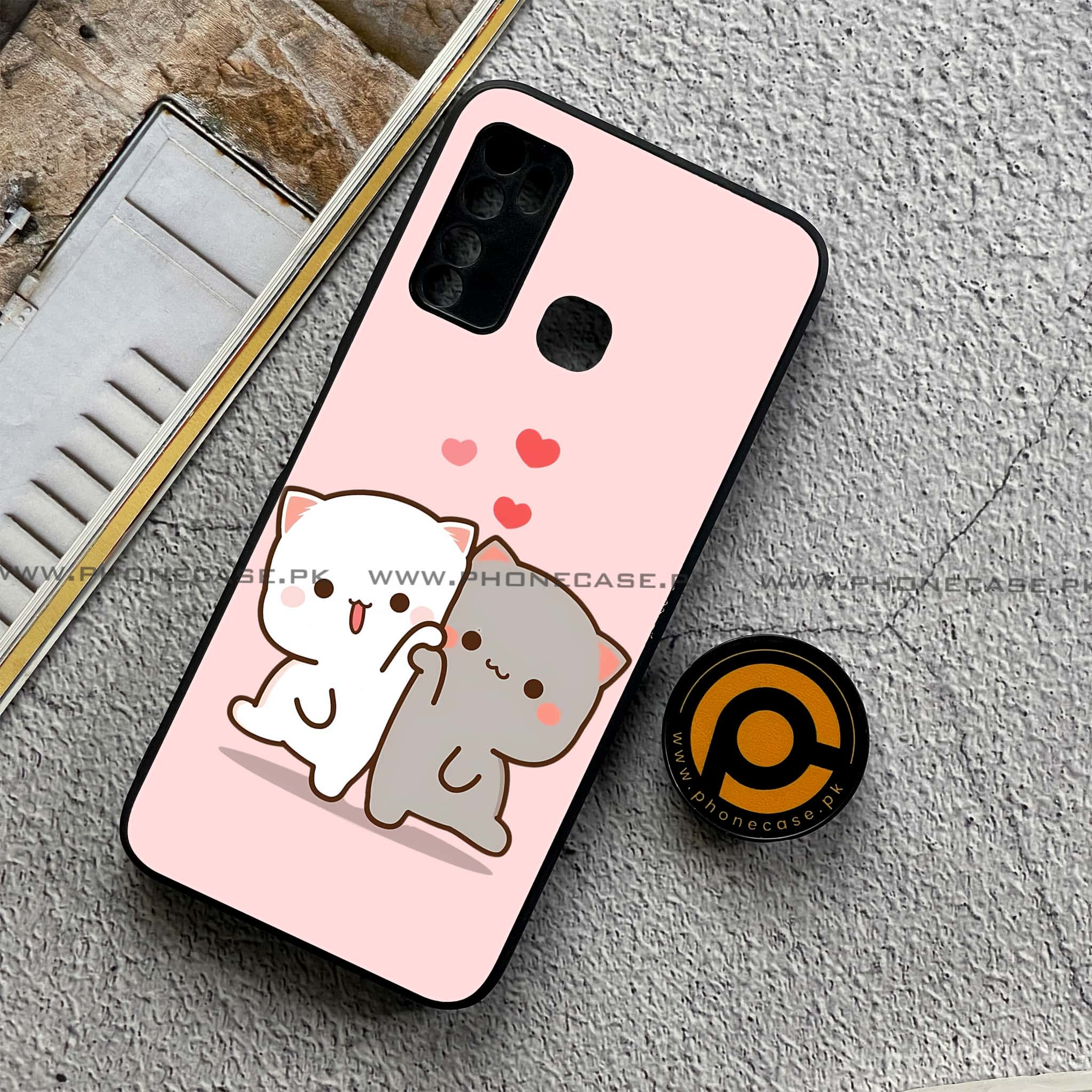 Infinix Note 7 Lite - Cute BuBu DuDu - Premium Printed Metal soft Bumper shock Proof Case