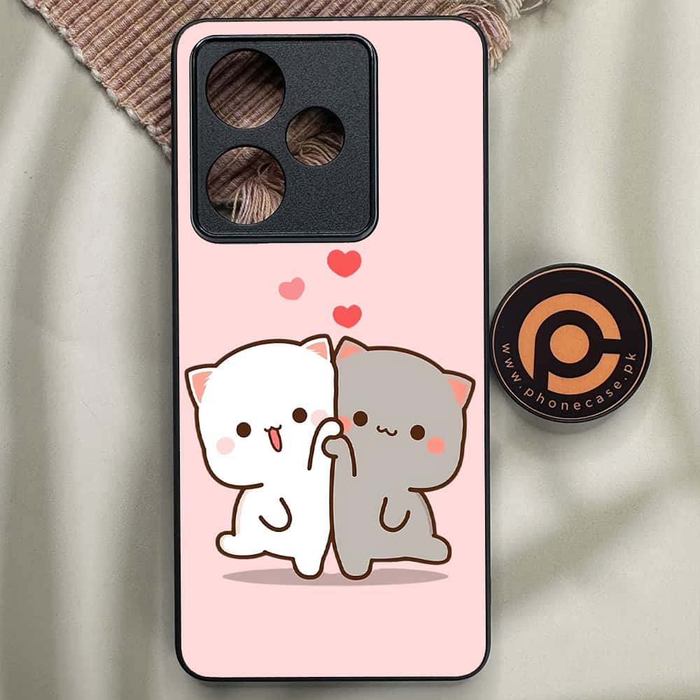 Realme GT 7T - Cute BuBu DuDu Series - Premium Metal Printed soft Bumper shock Proof Case