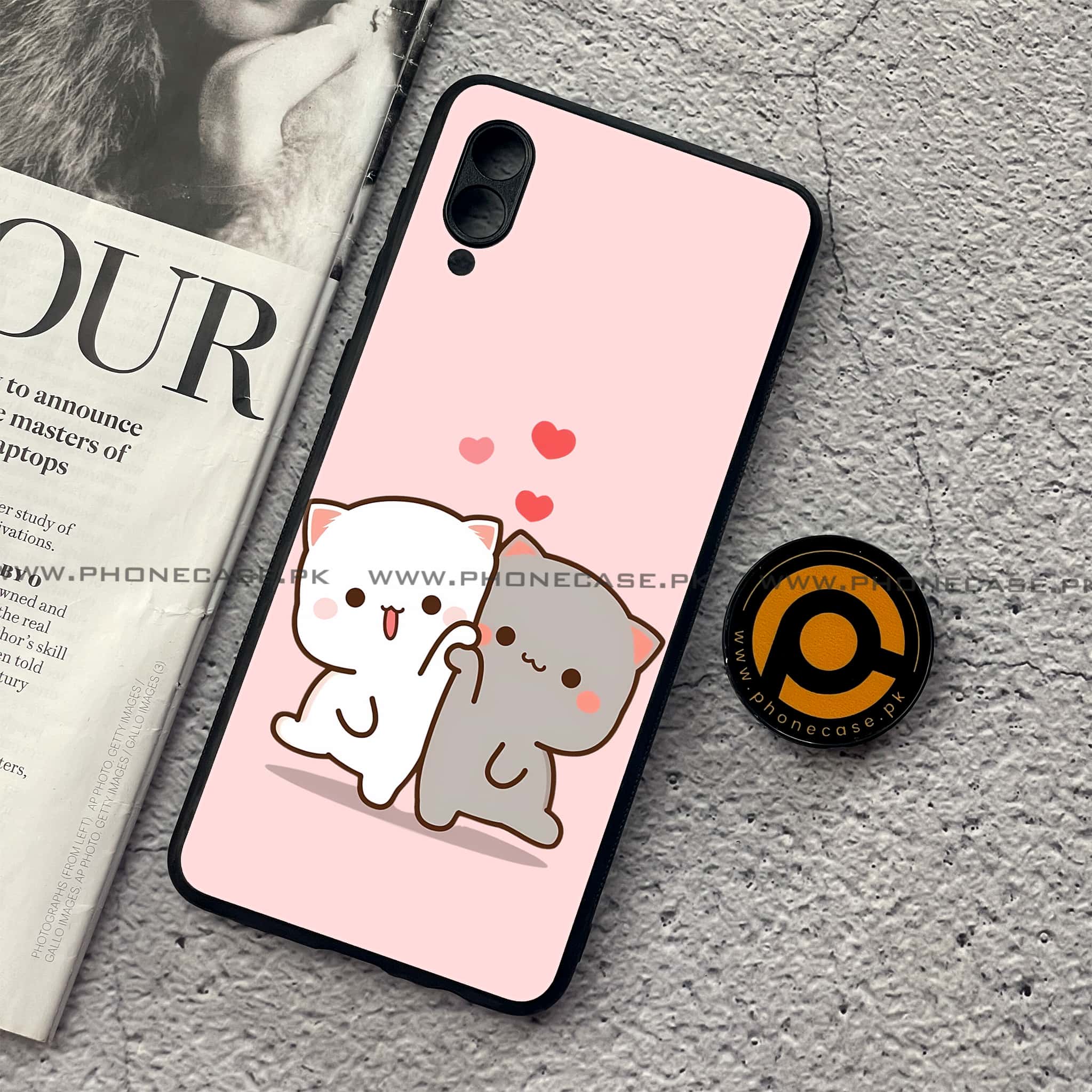 Samsung Galaxy A02 - Cute BuBu DuDu Series - Premium Printed Metal soft Bumper shock Proof Case