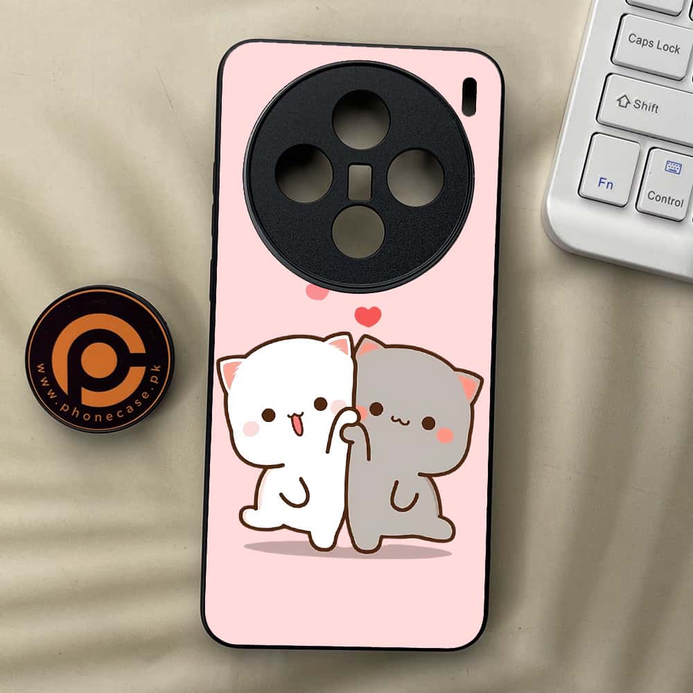 Vivo X200 - Cute BuBu DuDu Series - Premium Metal  Printed soft Bumper shock Proof Case