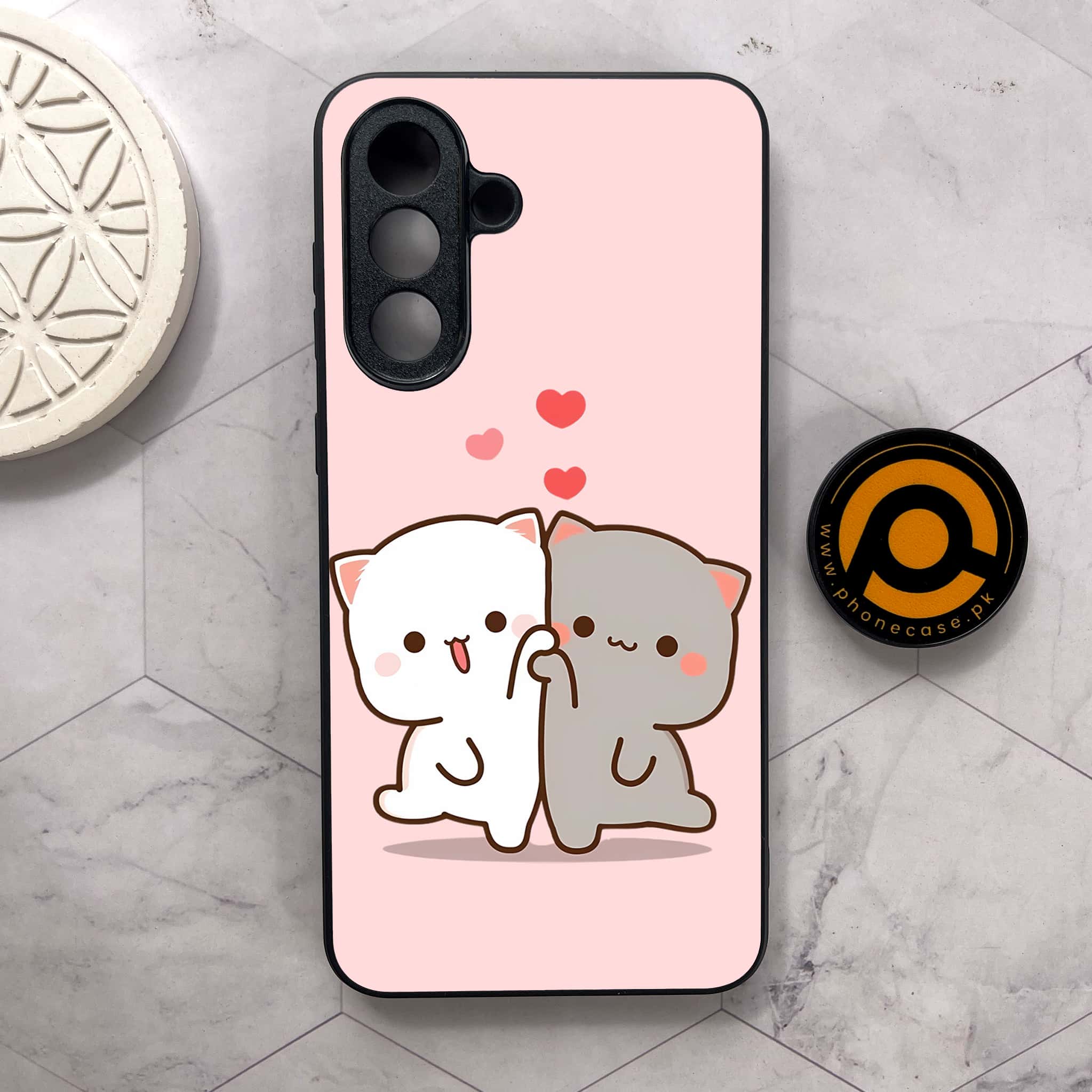 Samsung Galaxy A56 5G - Cute BuBu DuDu Series - Premium Metal Printed soft Bumper shock Proof Case