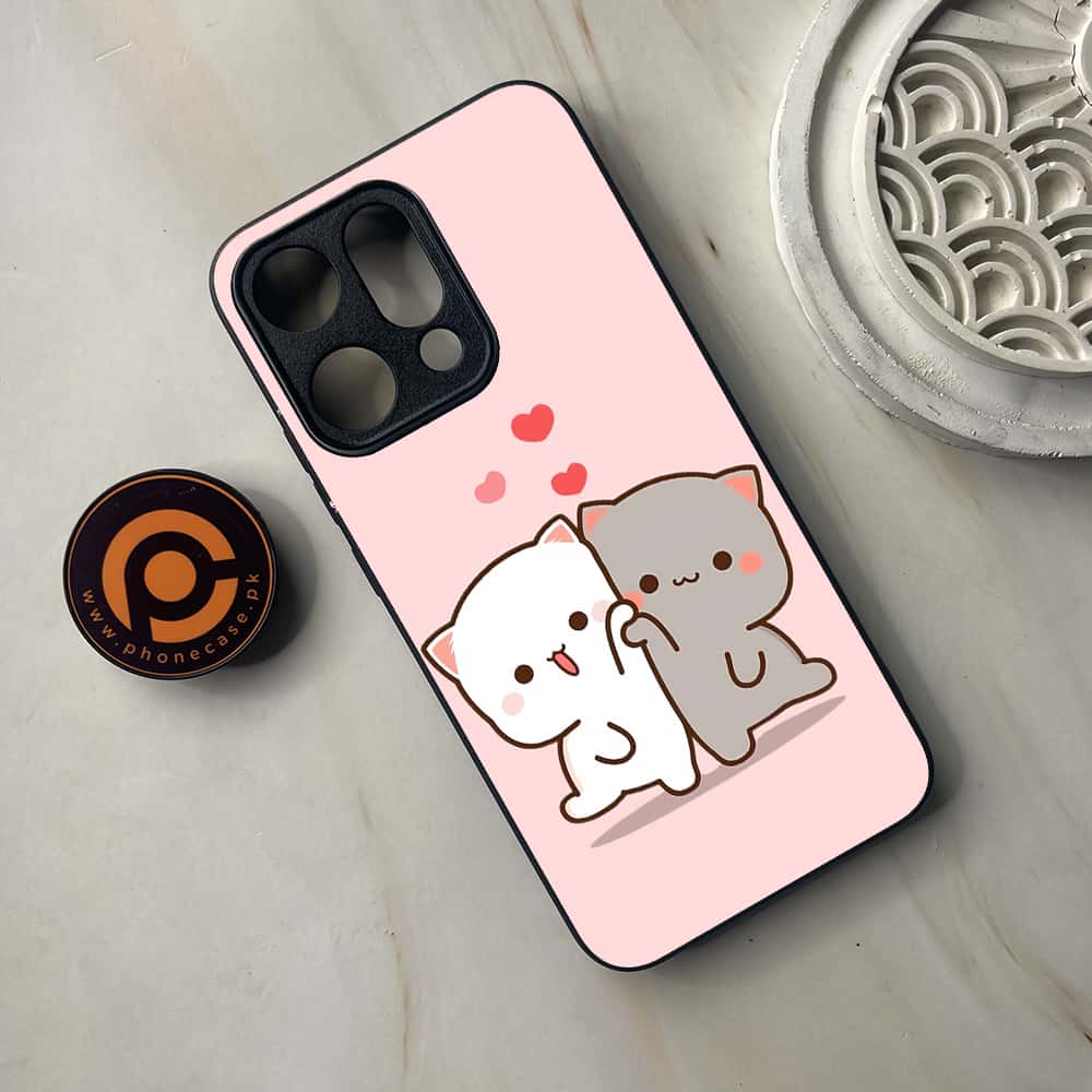 Oppo Reno 14 5G - Cute BuBu DuDu Series - Premium Metal Printed soft Bumper shock Proof Case