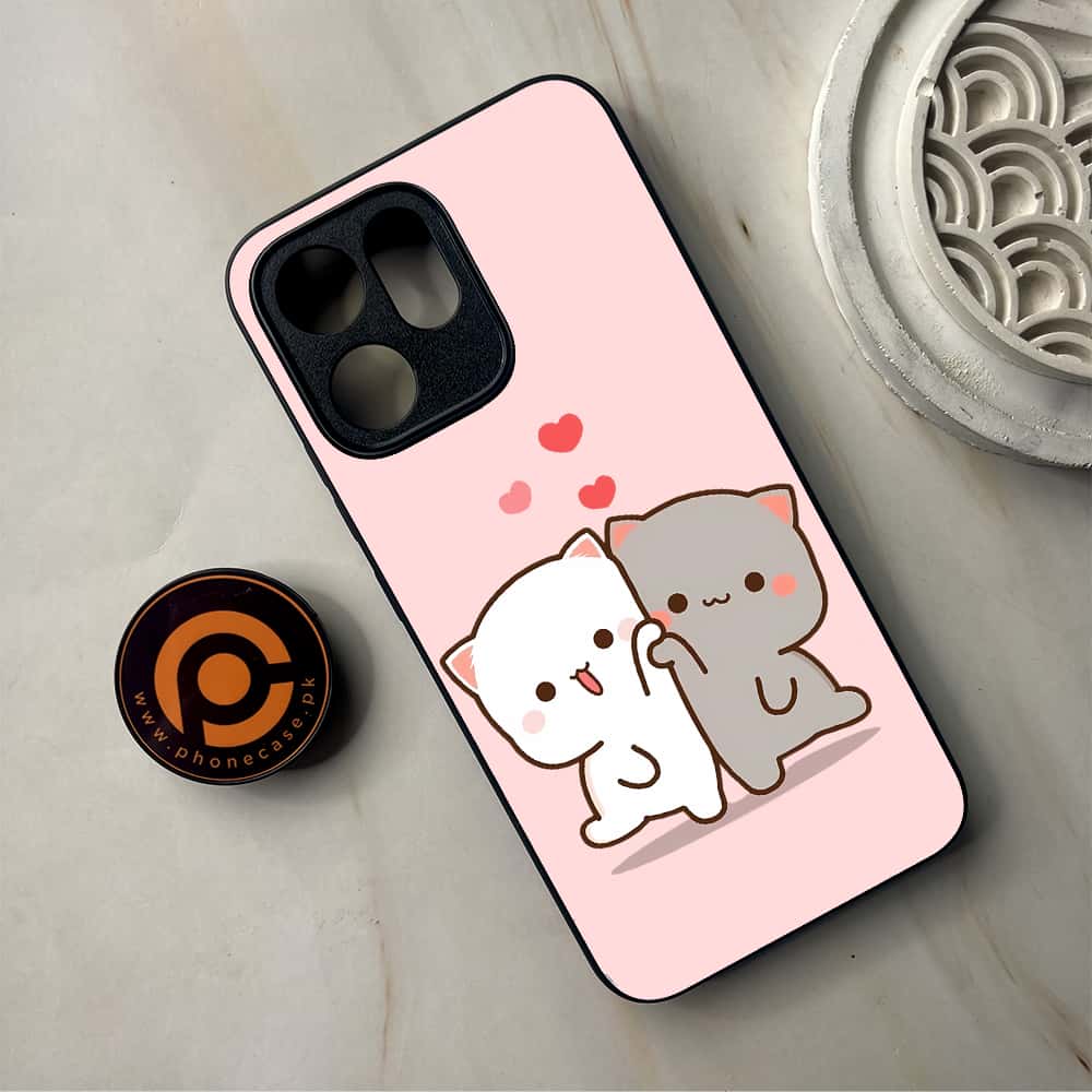 Oppo Reno 14F - Cute BuBu DuDu Series - Premium Metal Printed Soft Bumper Shockproof Case